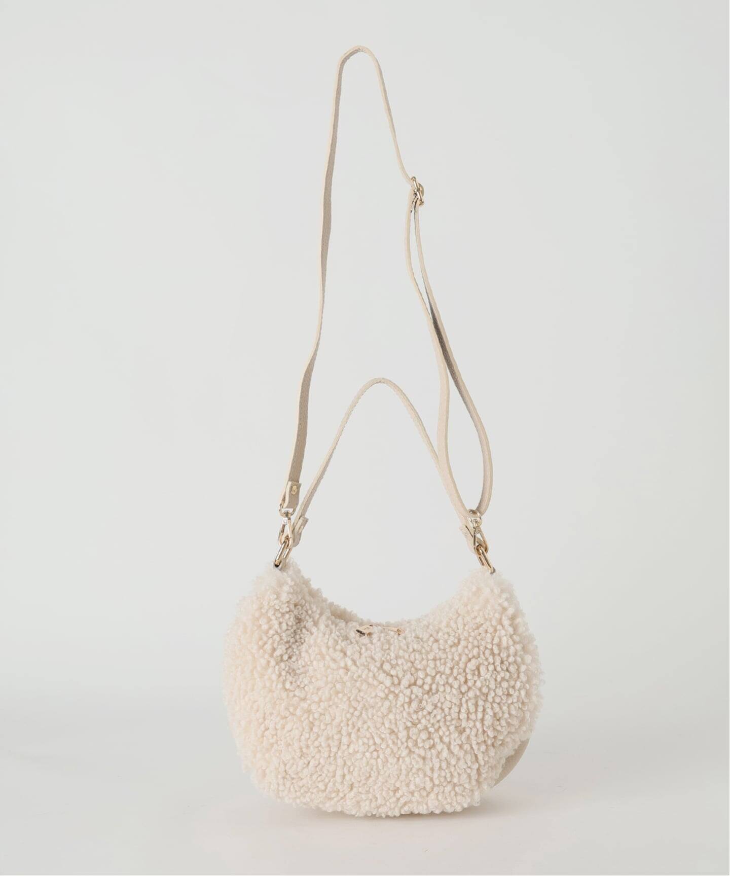 ラ トータリテ（La TOTALITE）/M Rose/エンメローズ ファーバッグ M Rose/エンメローズ ファーバッグ（ショルダーバッグ）｜La Totalite