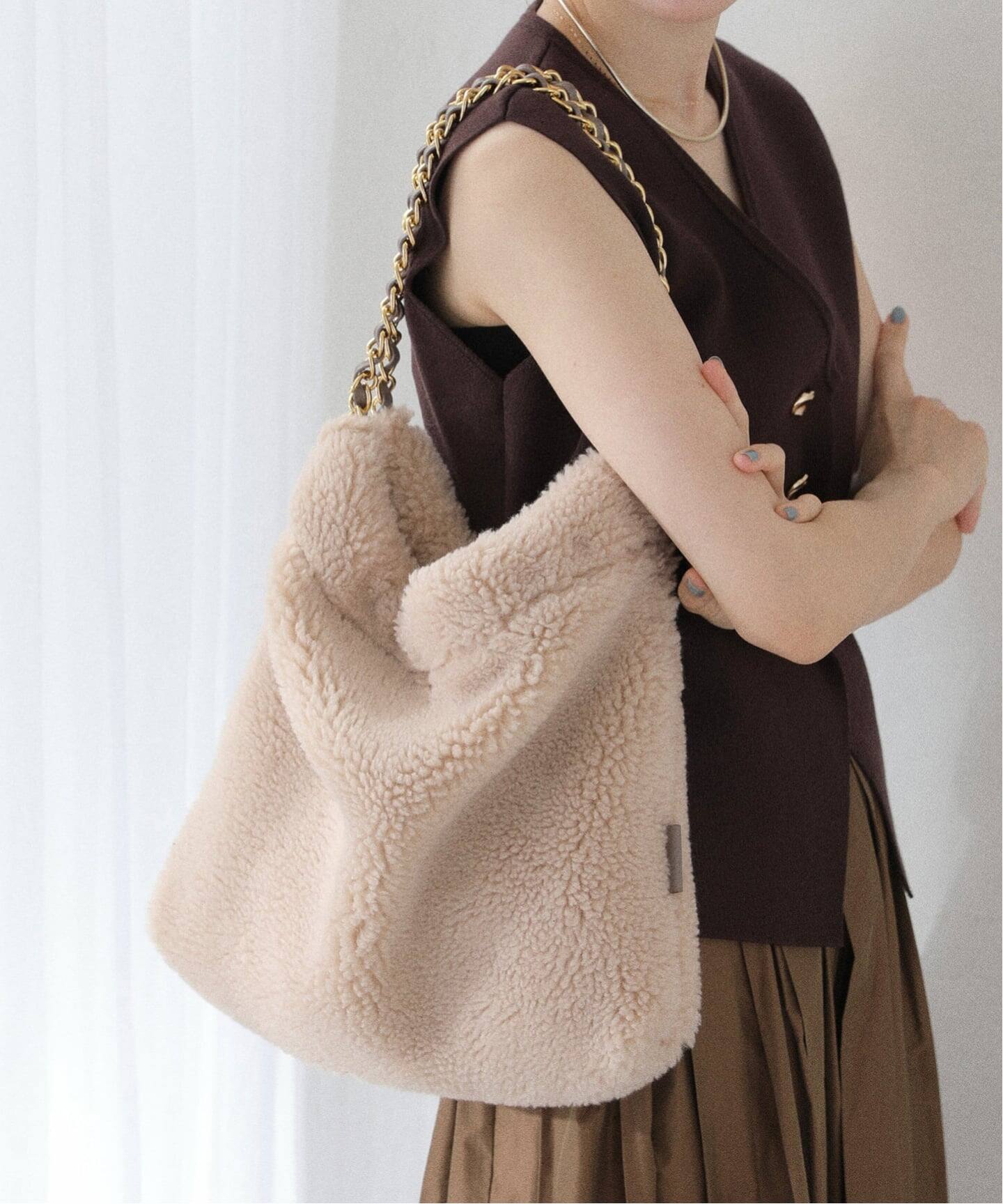 ラトータリテ　エコファーバッグ VIOLAd'ORO / ヴィオラドーロ エコファーバッグ 34*34cm（ショルダー