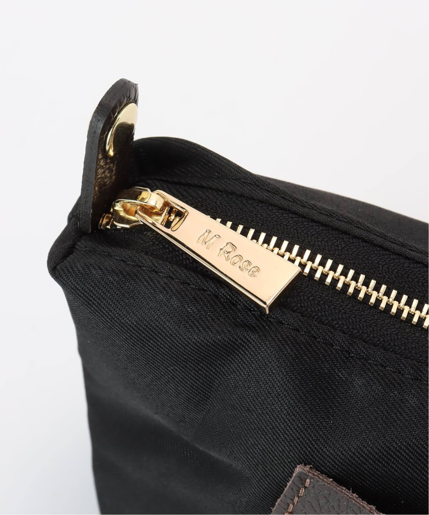 M Rose/エンメローズ レザーコンビバッグ（ショルダーバッグ）｜La