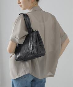 WEB限定》【HELOYSE/エロイーズ】boxy tote raffia（トートバッグ 