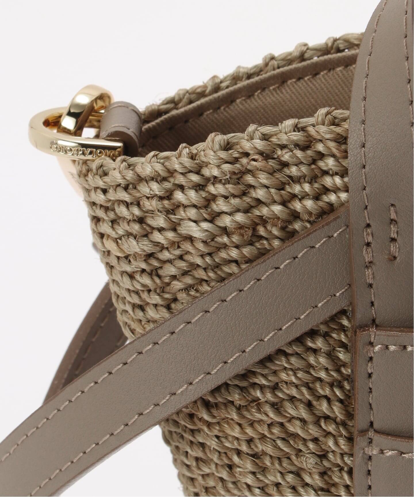 WEB限定》VIOLAd'ORO / ヴィオラドーロ アバカレザーポケット2WAY