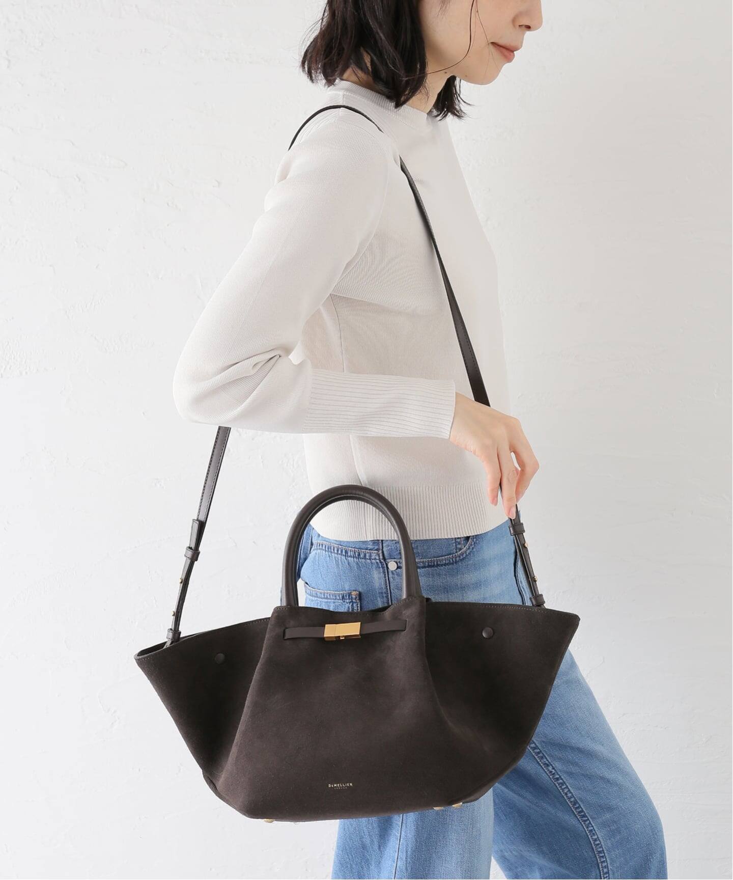 一部店舗+WEB限定》DEMELLIER/デメリエー MIDI NEW YORK HANDBAG
