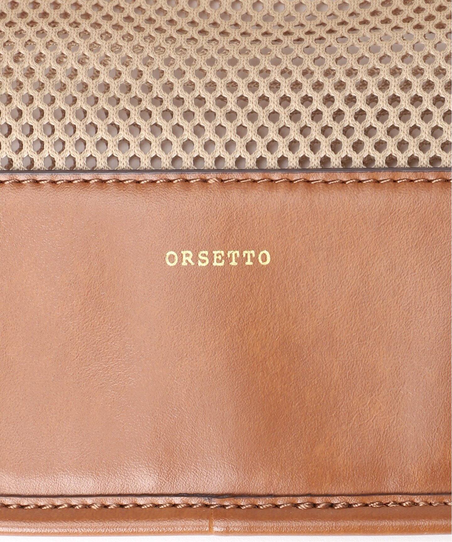 ORSETTO トートバッグ ベージュ/ブラウン ORSETTO トートバッグ ベージュ/ブラウン