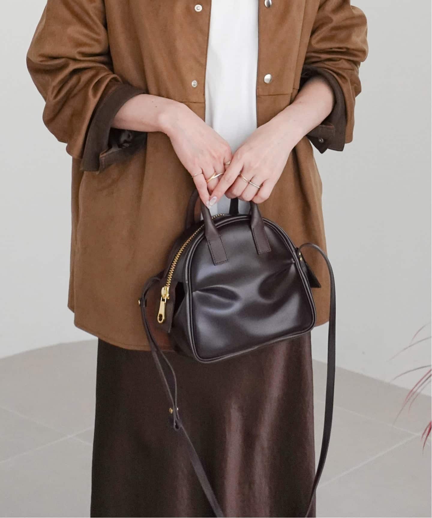 PIENI / ピエニ 別注BOSTON with strap*（ショルダーバッグ）｜Spick