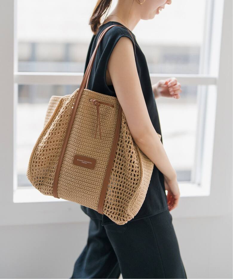 GIANNI CHIARINI / ジャンニ キアリーニ VICTRIA TOTE（トートバッグ 