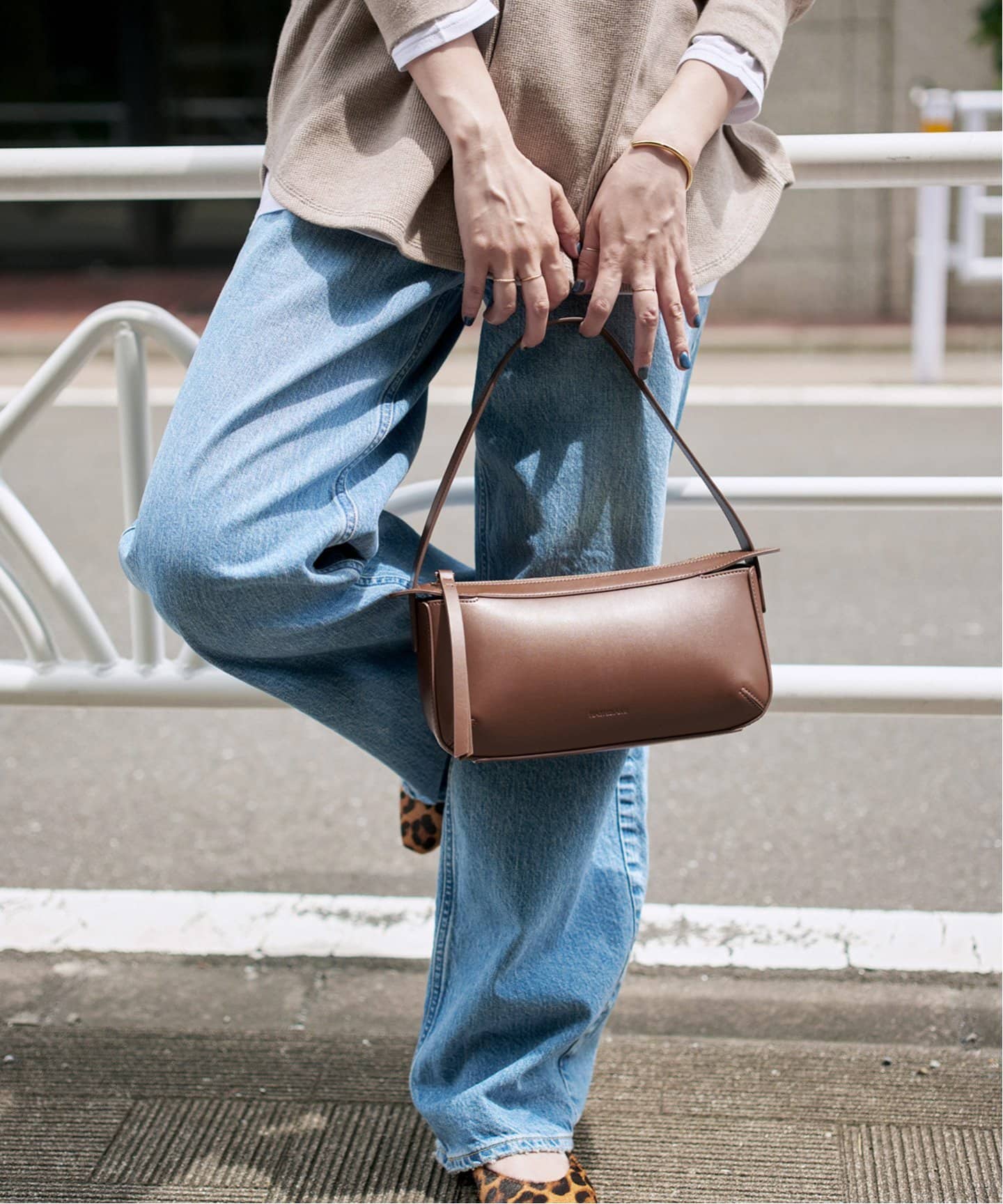 HASHIBAMI / ハシバミ フェズワンハンドル横長（ハンドバッグ）｜Spick