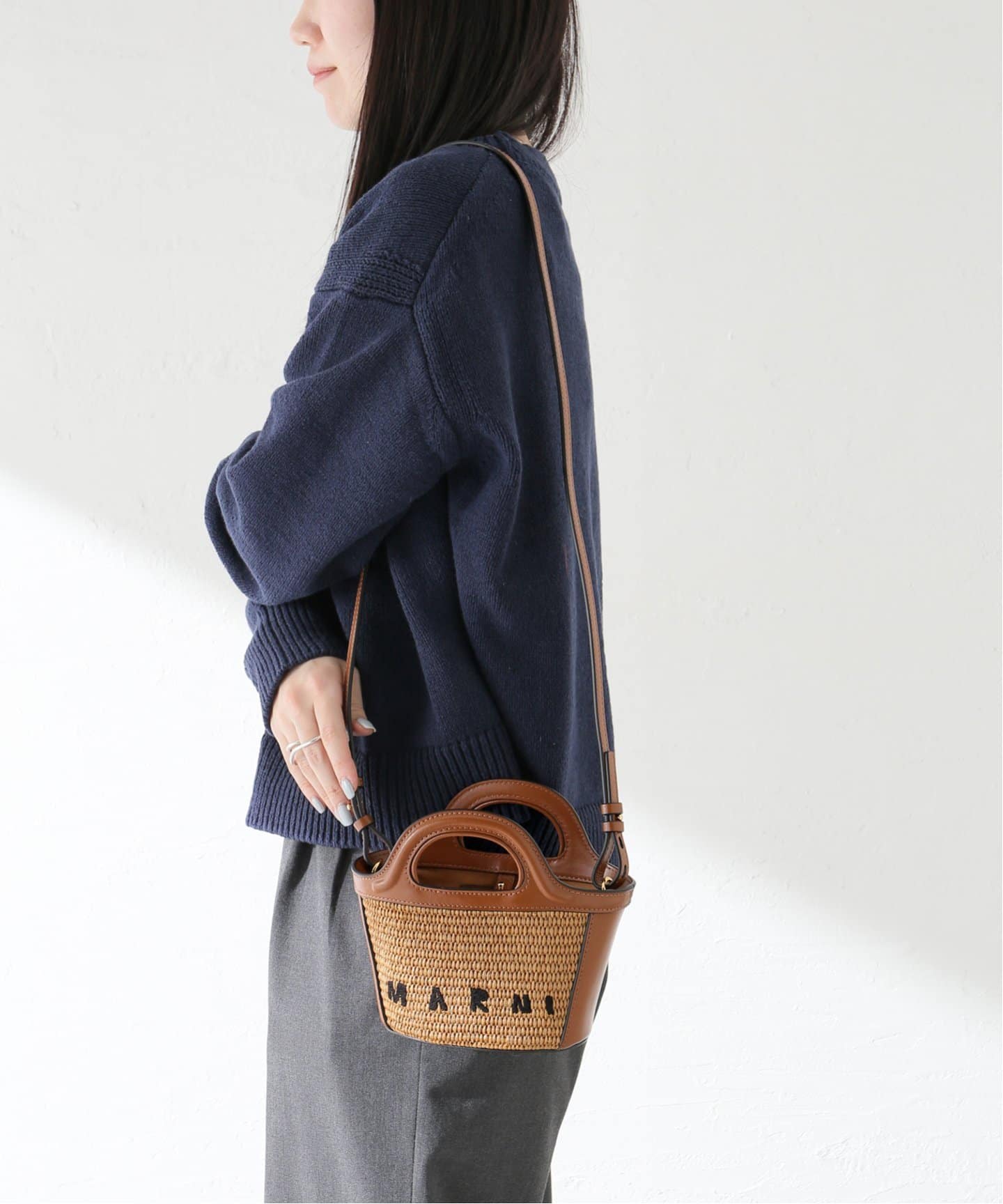 MARNI ブラック ショルダーバッグ MICRO tropicalia ≪一部店舗+WEB限定≫【MARNI/マルニ】TROPICALIA MICRO
