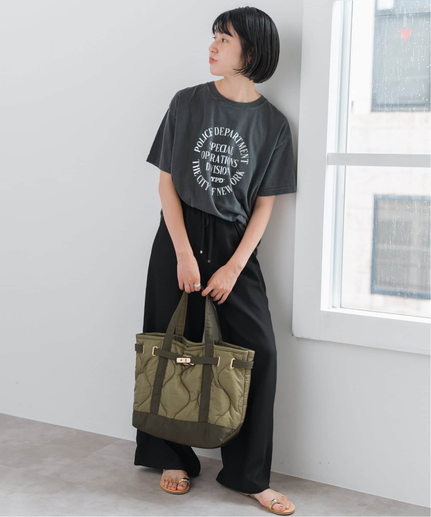 シータパランティカ　トートバッグ　キルトトート　ナイロン　Mサイズ 予約》SITA PARANTICA/シータパランティカ ナイロンキルティング