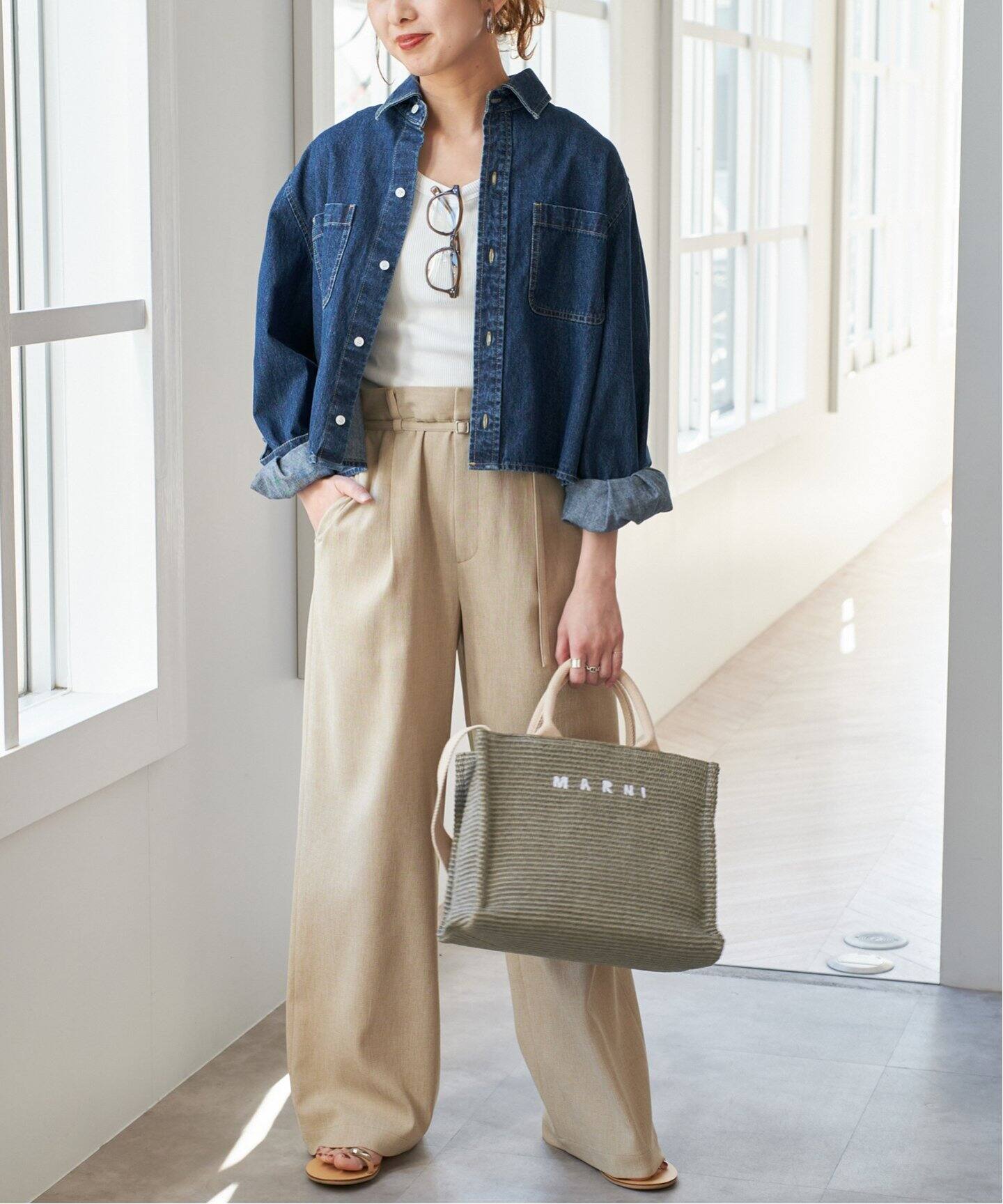 ≪一部店舗＋WEB限定≫MARNI/マルニ SMALL BASKET（トートバッグ