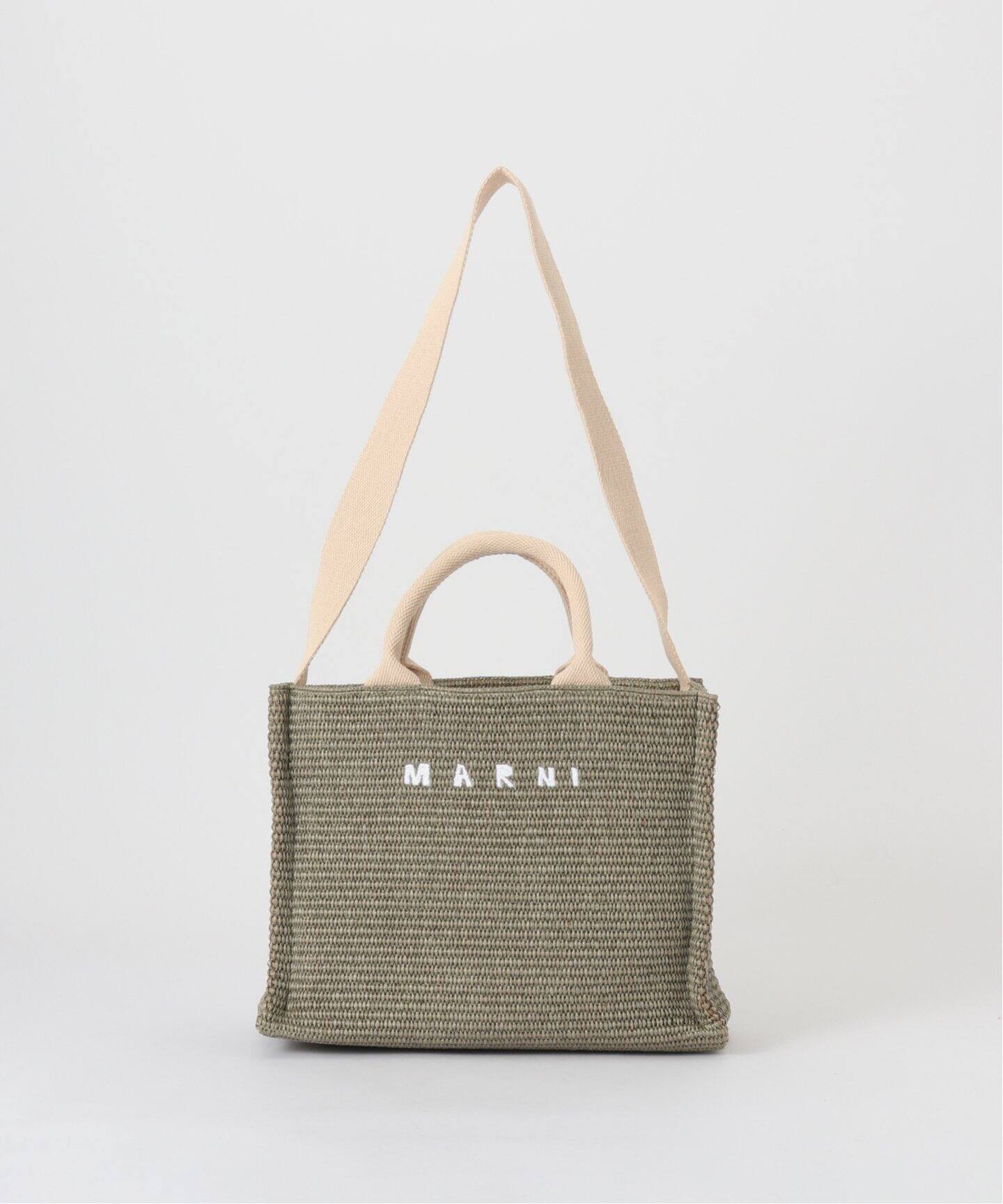 思い出のマーニー ミニバスケット 未使用 ≪一部店舗＋WEB限定≫MARNI/マルニ SMALL BASKET（トートバッグ