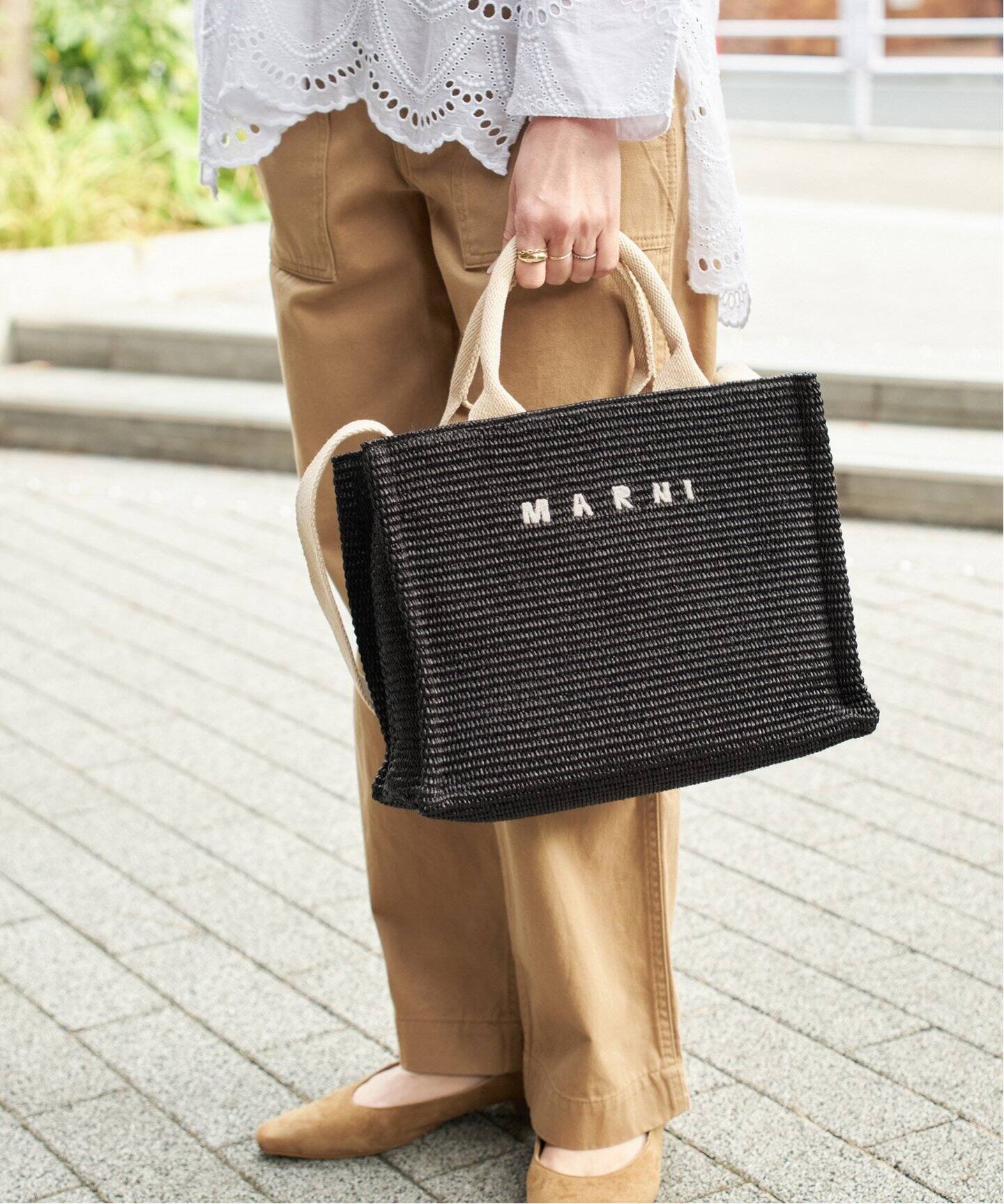 ≪一部店舗＋WEB限定≫MARNI/マルニ SMALL BASKET（トートバッグ 