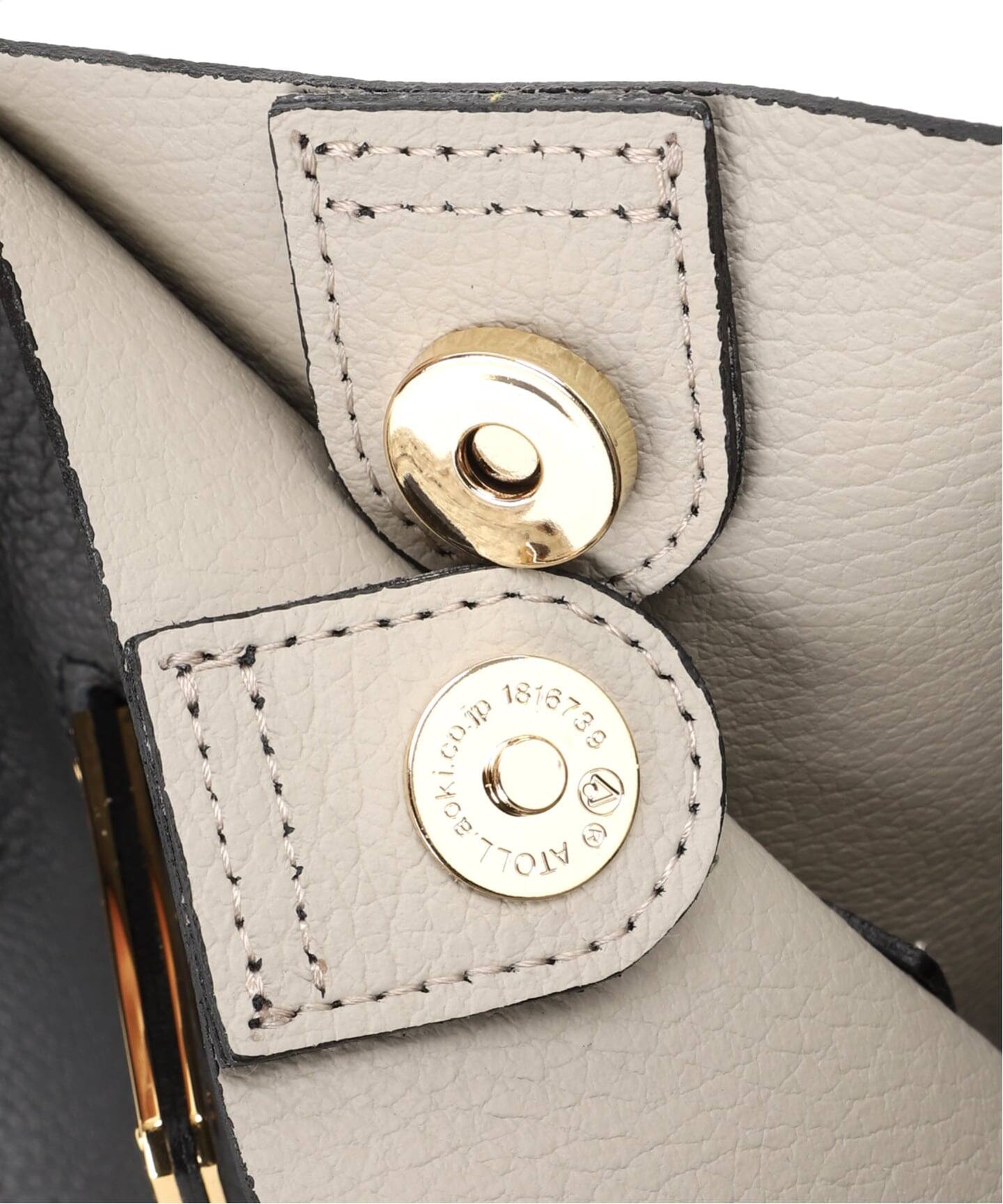 追加》VIOLAd'ORO イタリアンWフェイスレザートートバッグ L