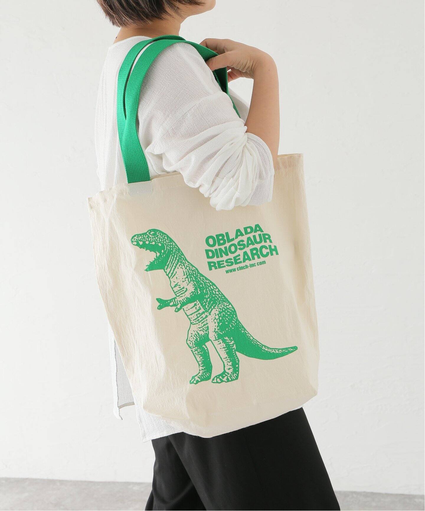 一部店舗+WEB限定》oblada / オブラダ 別注DINOSAUR TOTE（トート 