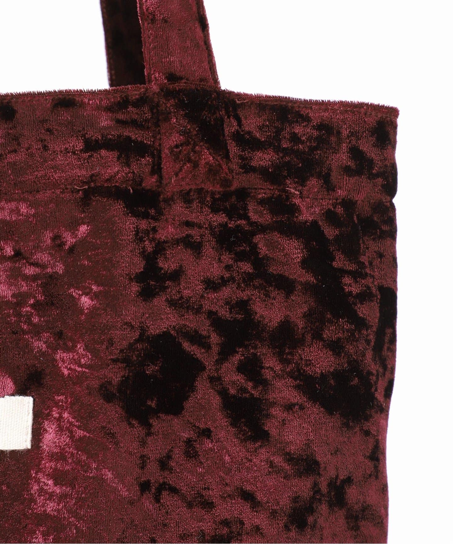 Uhr　ウーア　トート　ベロアバッグ　ブラウン 一部店舗+WEB限定予約》Uhr/ウーア 別注Velour Tote（トート