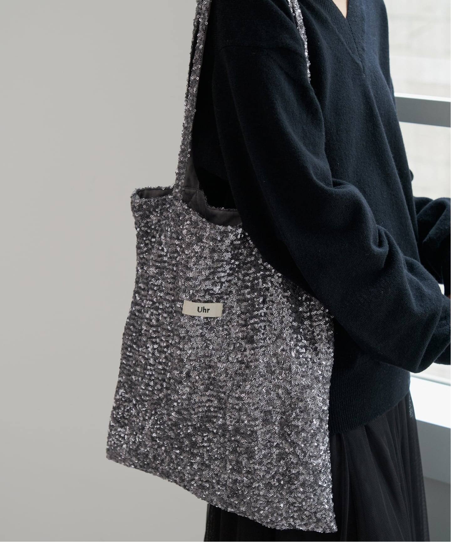 追加》Uhr/ウーア 別注Spangle Tote Bag*（トートバッグ