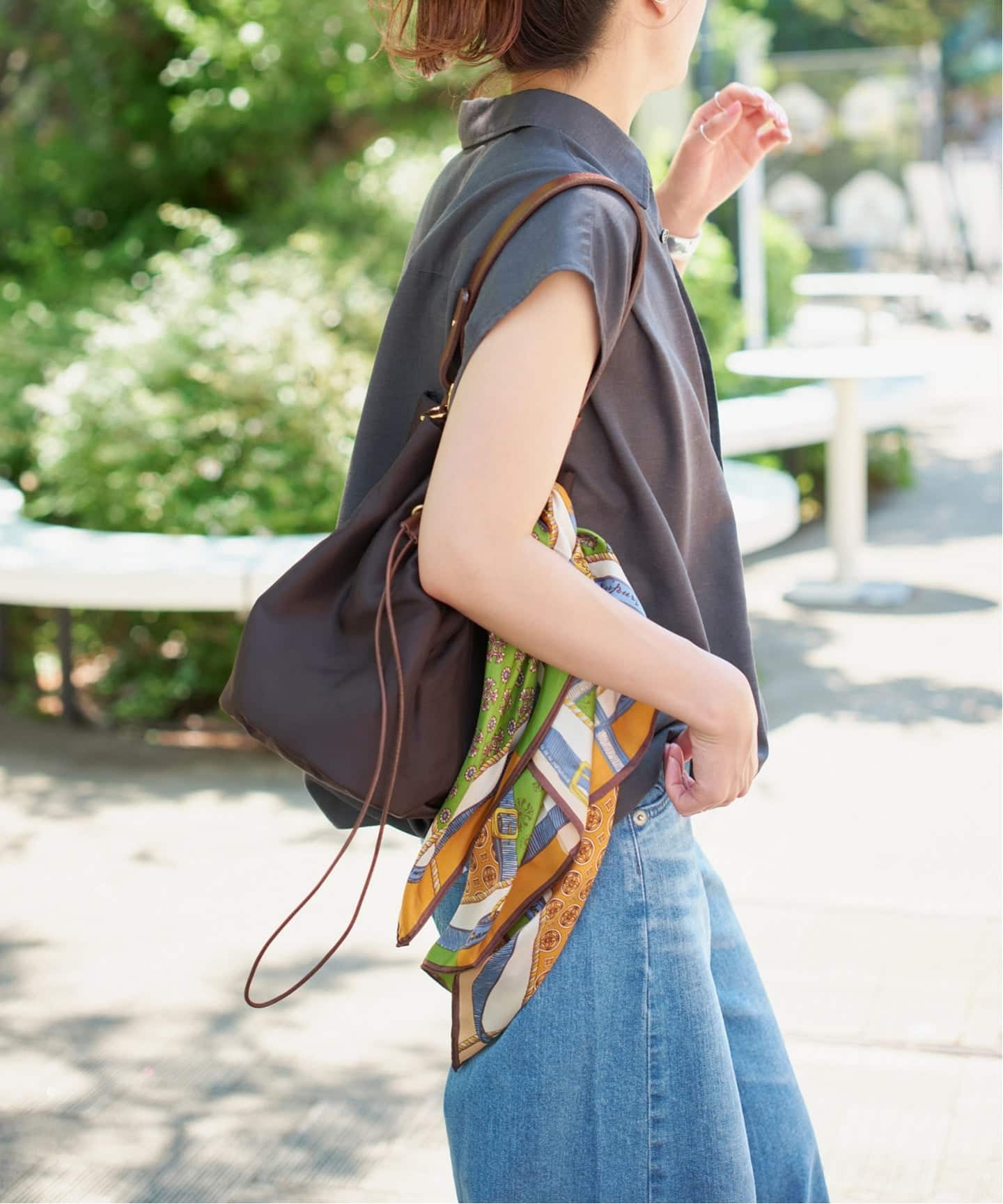 manipuri マニプリ Spick&Span コラボ バンダナ柄 S バッグ manipuri マニプリ Spick&Span コラボ バンダナ柄 S バッグ