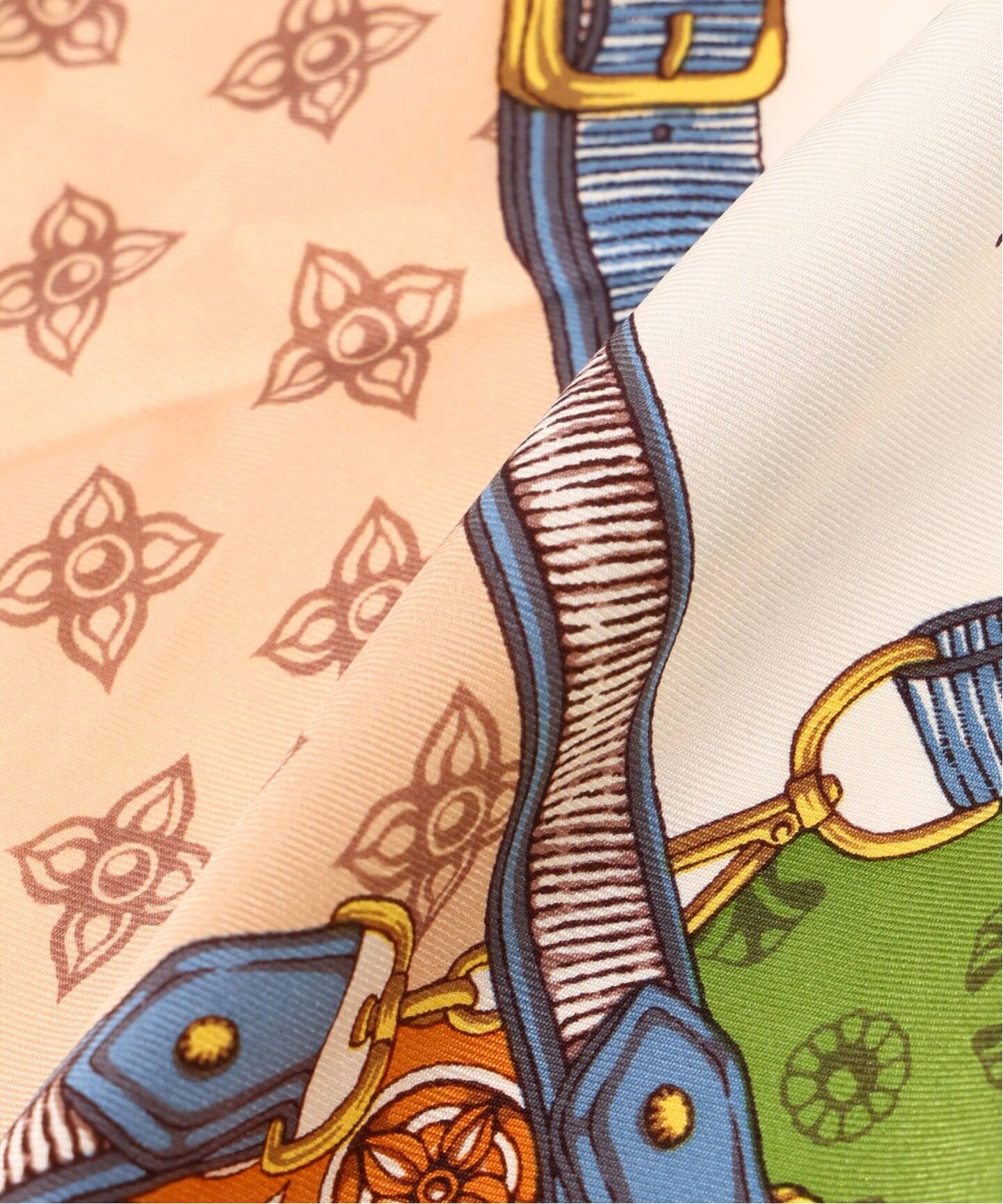 manipuri スカーフハンドバッグ WEB限定追加》manipuri/マニプリ スカーフセットバケツバッグ