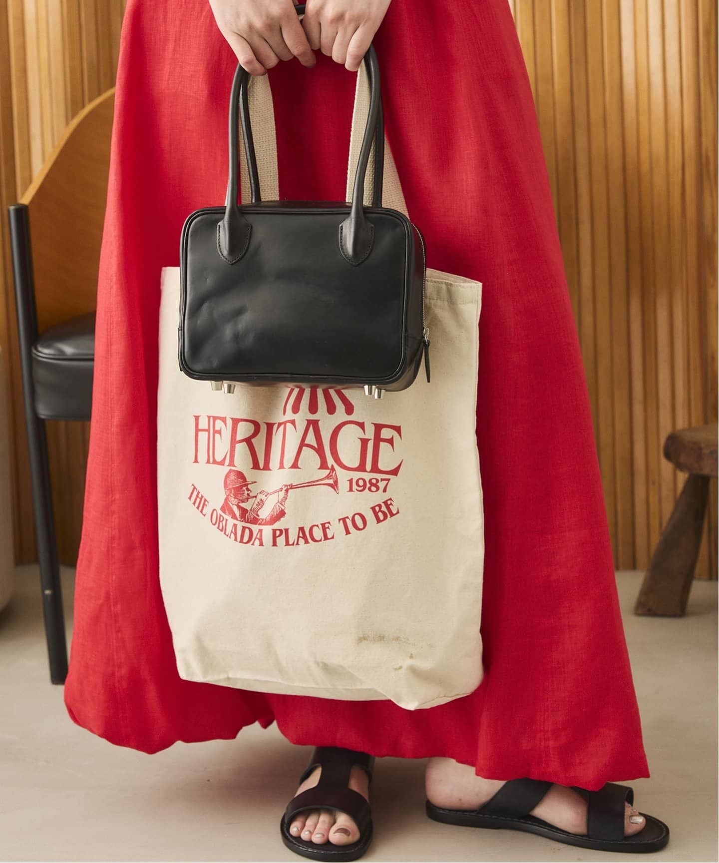 一部店舗+WEB限定》OBLADA / オブラダ HERITAGE TOTE（トート