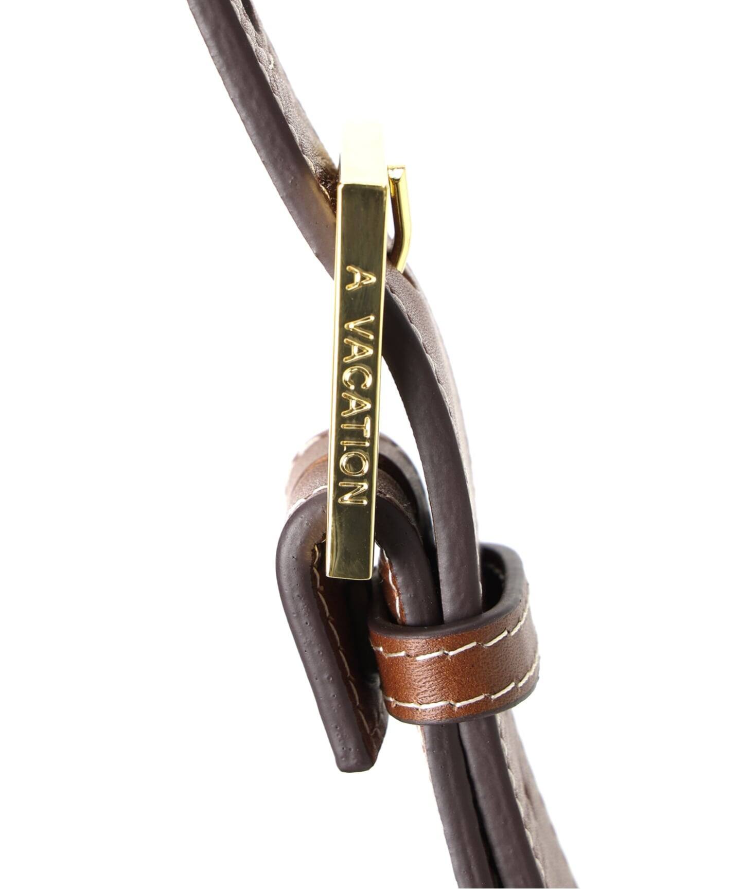 A VACATION MARCHE LEO ショルダーバッグ 一部店舗+WEB限定》A VACATION/ア ヴァケーション MARCHE BROWN