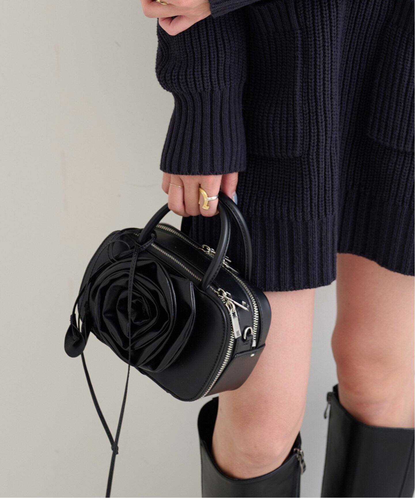STAND OIL/スタンドオイル】 ROSE STEREO BAG（ハンドバッグ）｜U by 