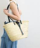 Fatima Morocco/ファティマモロッコ レザーベルトバスケットLL
