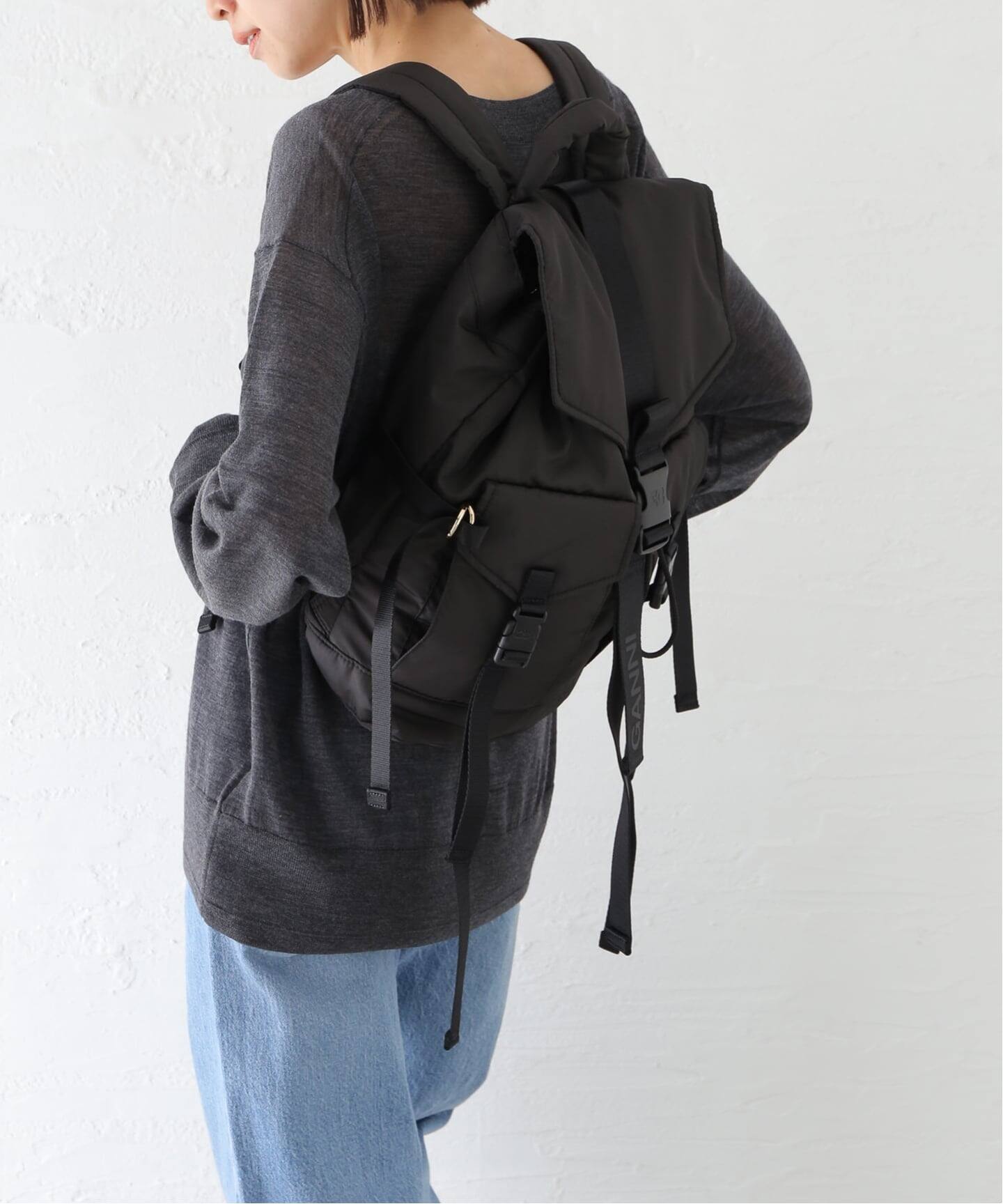 GANNI/ガニー Recycled Teck Backpack（バックパック／リュック）｜U