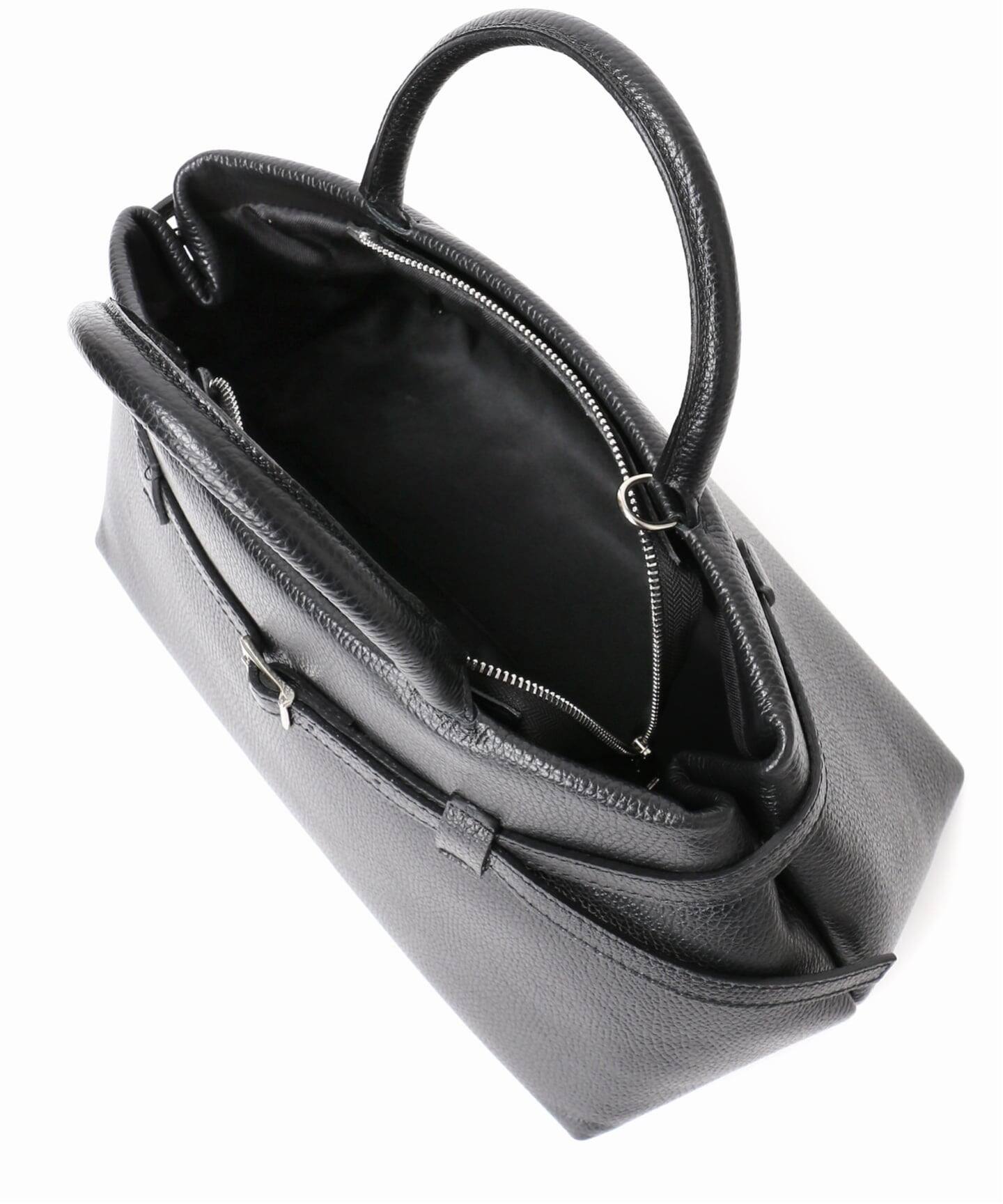 AULENTTV/オウレンティ　トートバッグ　黒 AULENTTI (オウレンティ) レザー トートバッグ ショルダー