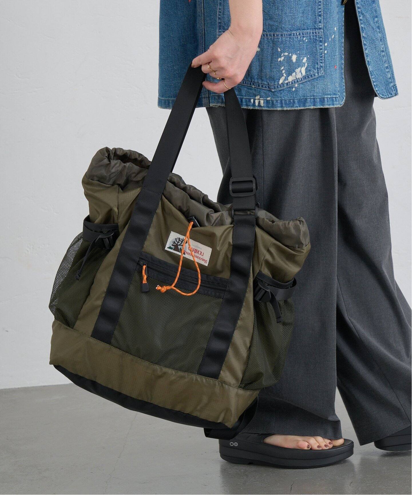 CARIBOU MOUNTAINEERING/カリブーマウンテニアリング L/W PACK TOTE  