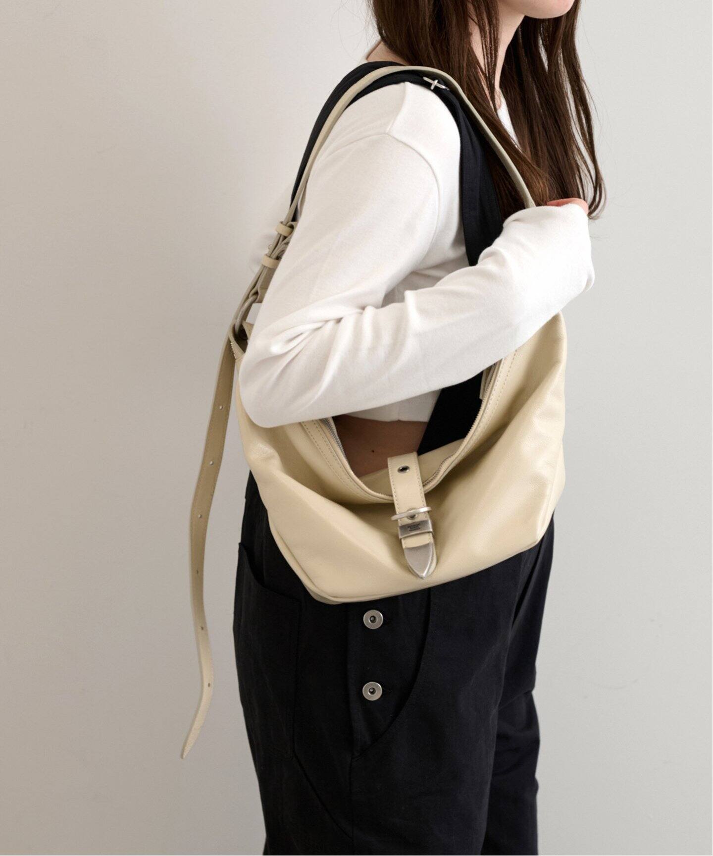 Margesherwood/マージシャーウッド BELTED HOBO MEDIUM