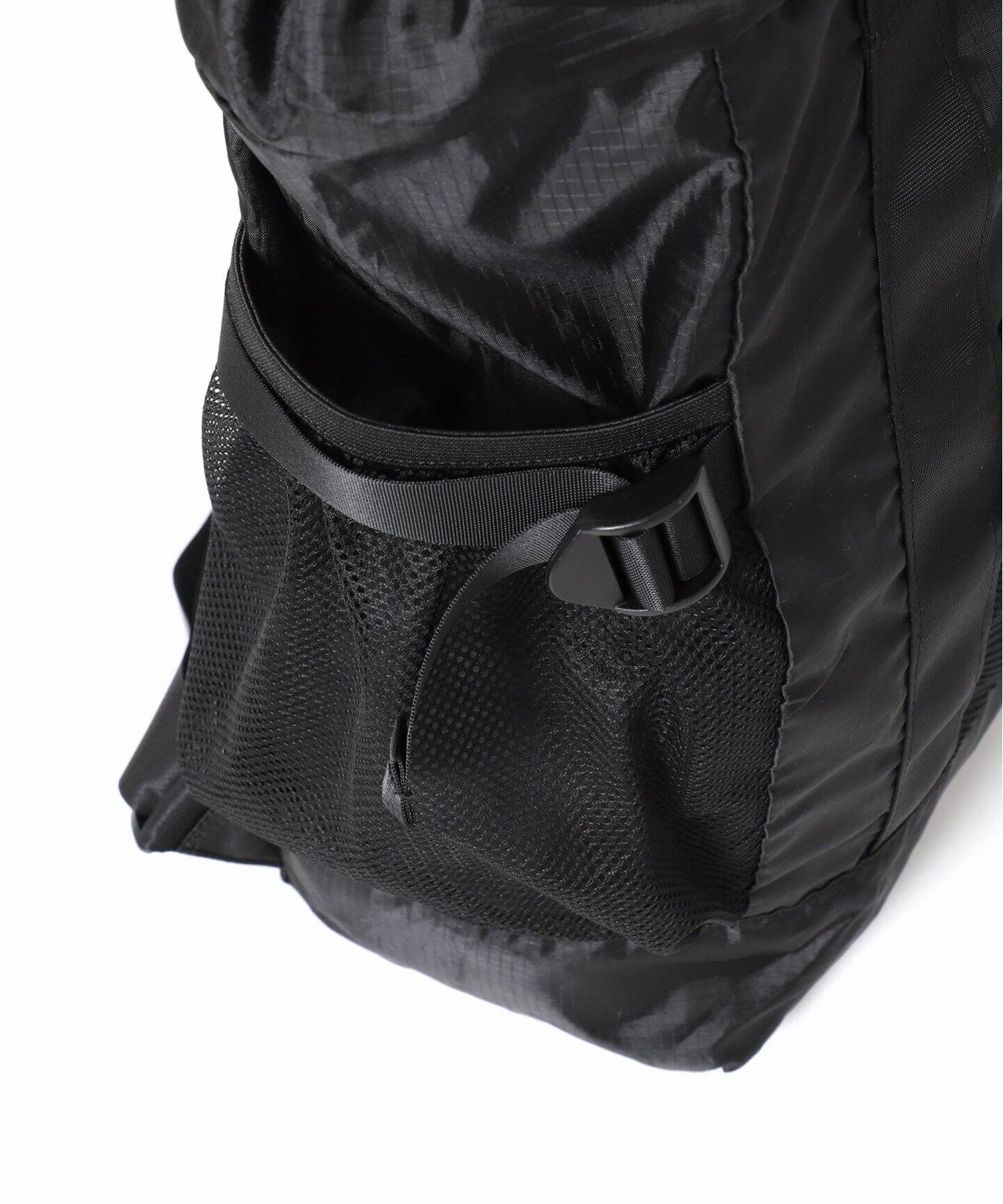 新品タグ付　カリブーマウンテニアリング L/W PACK TOTE　ブラック U by SPICK&SPAN トートバッグ CARIBOU MOUNTAINEERING/カリブー