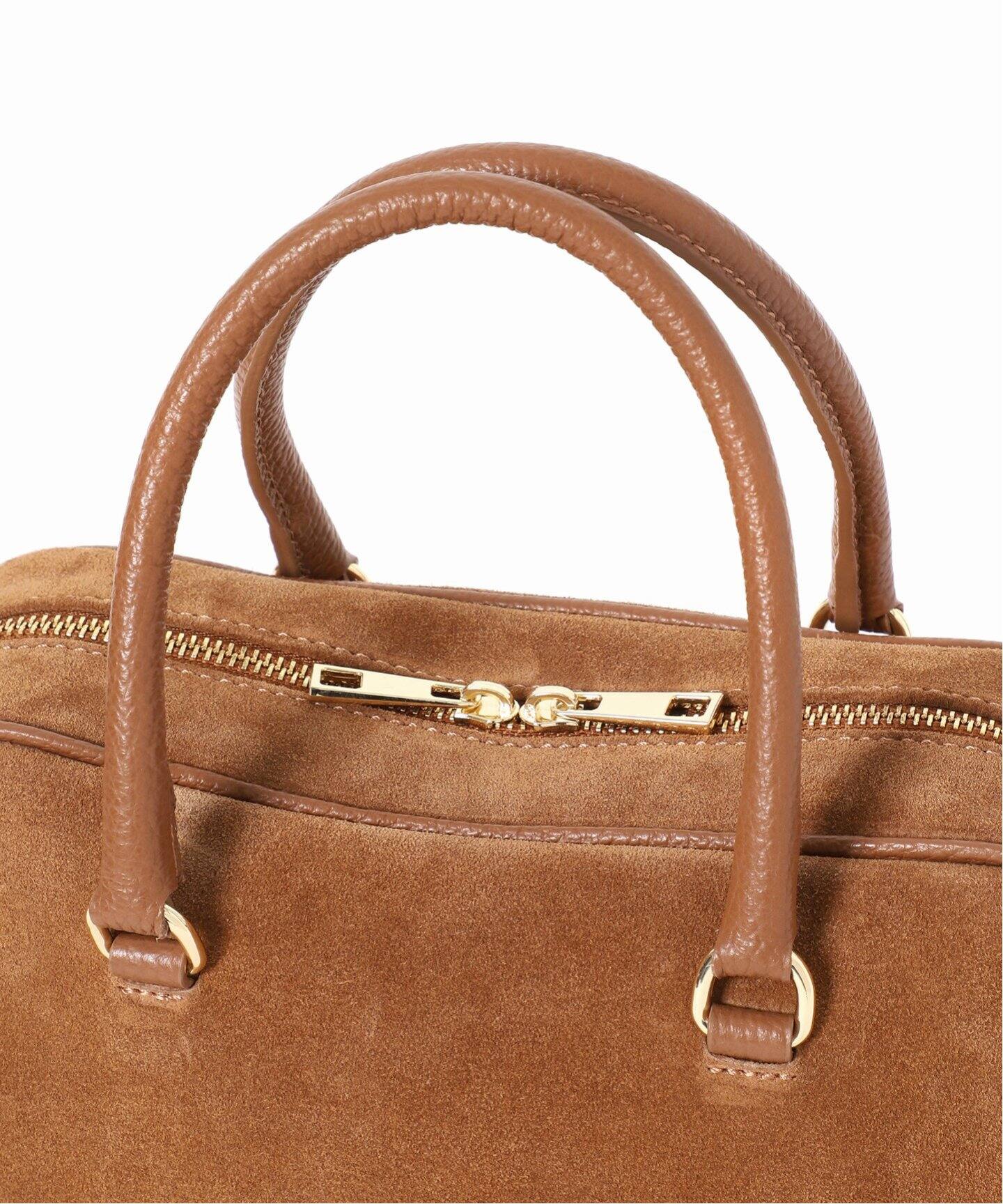 美品AULENTTI/オウレンティ SUEDE MINI BOSTON 追加》AULENTTI SUEDE MINI BOSTON2（ボストンバッグ）｜U by