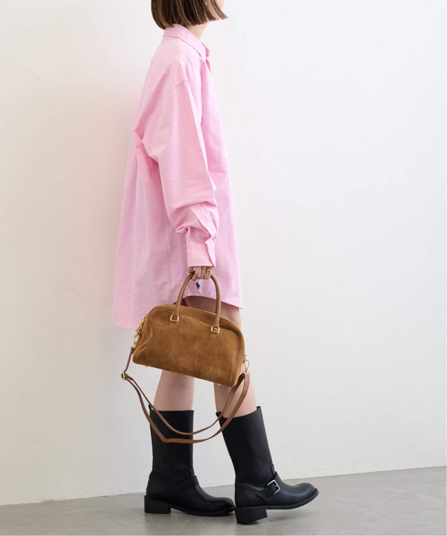 追加3》AULENTTI/オウレンティ SUEDE MINI BOSTON3（ボストン
