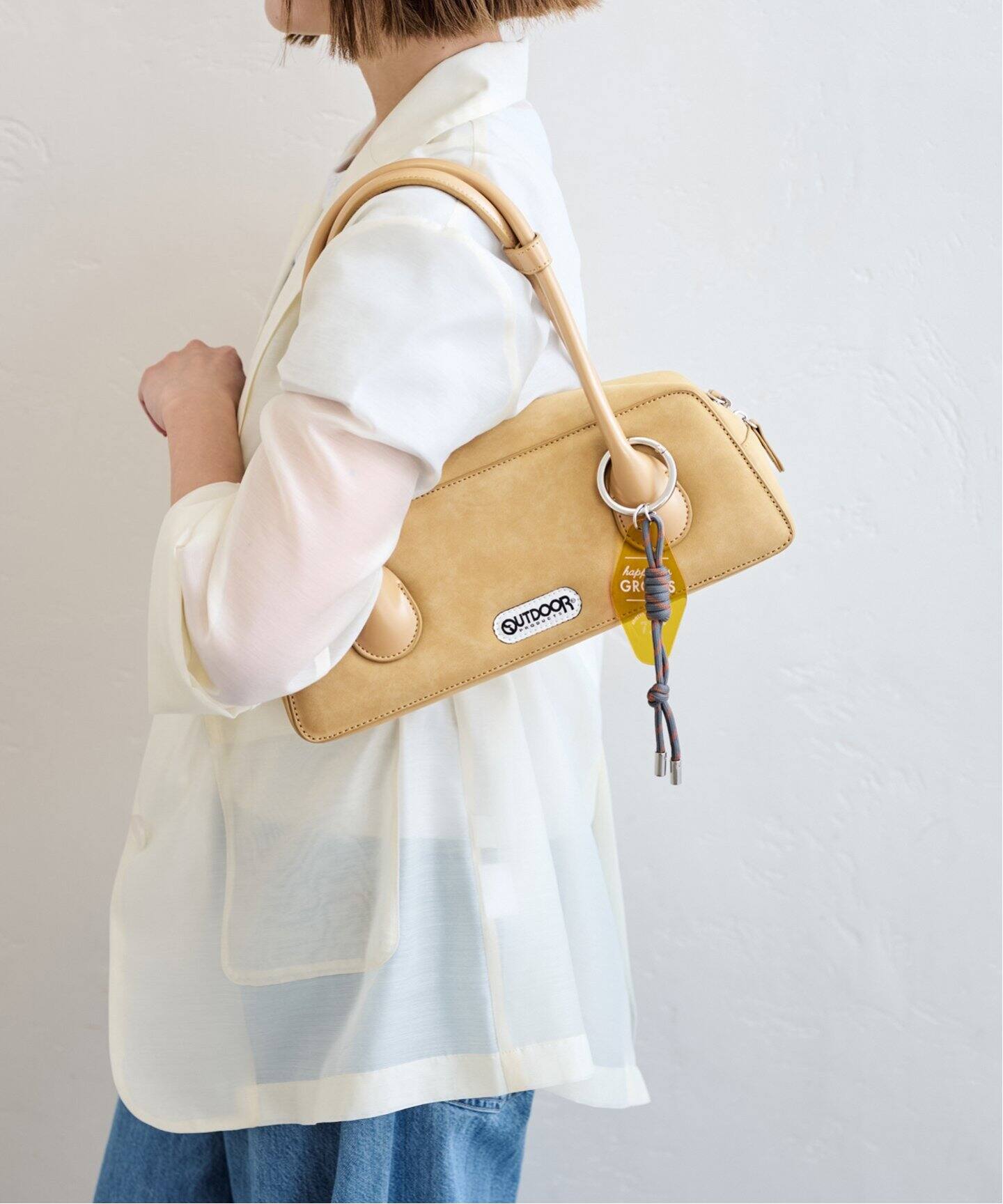 Uby SPIK&amp;SPAN OUTDOOR/アウトドア別注LONGHANDLE OUTDOOR/アウトドア 別注LONG HANDLE BAG（ボストンバッグ）｜UBY
