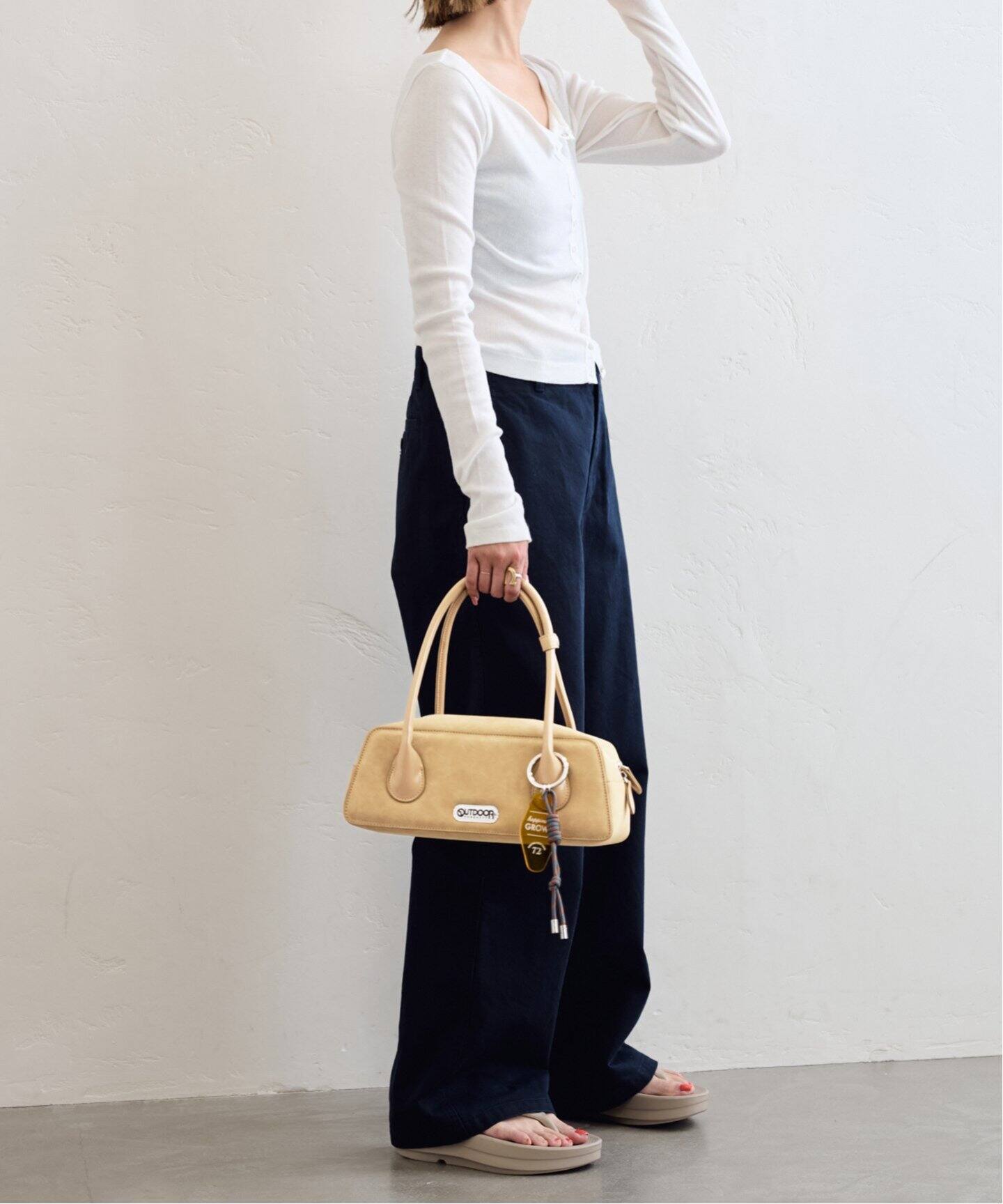 Uby SPIK&amp;SPAN OUTDOOR/アウトドア別注LONGHANDLE OUTDOOR/アウトドア 別注LONG HANDLE BAG（ボストンバッグ）｜UBY