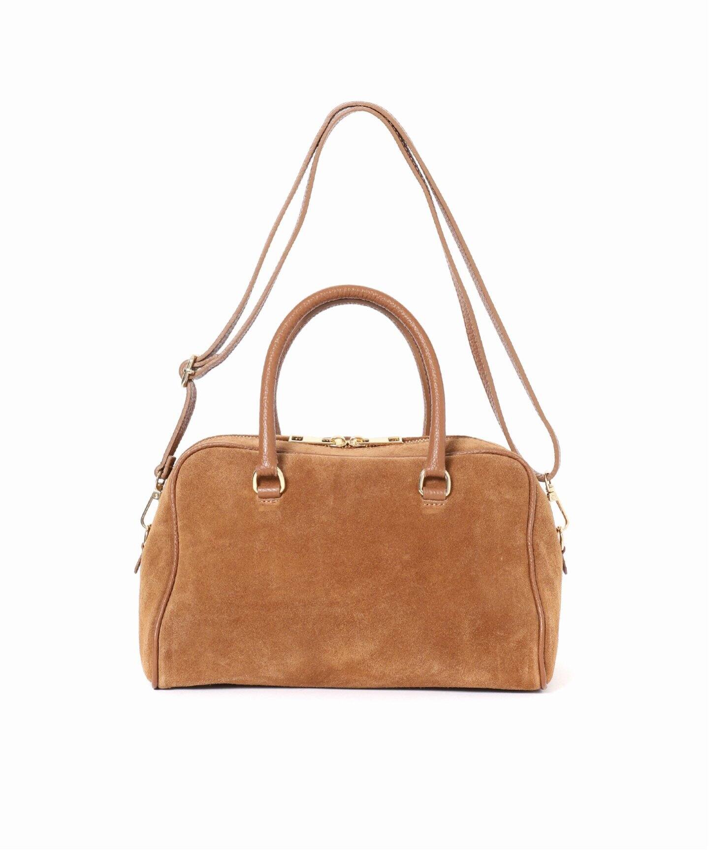 追加4》AULENTTI /オウレンティ SUEDE BOSTON BAG4（ボストン