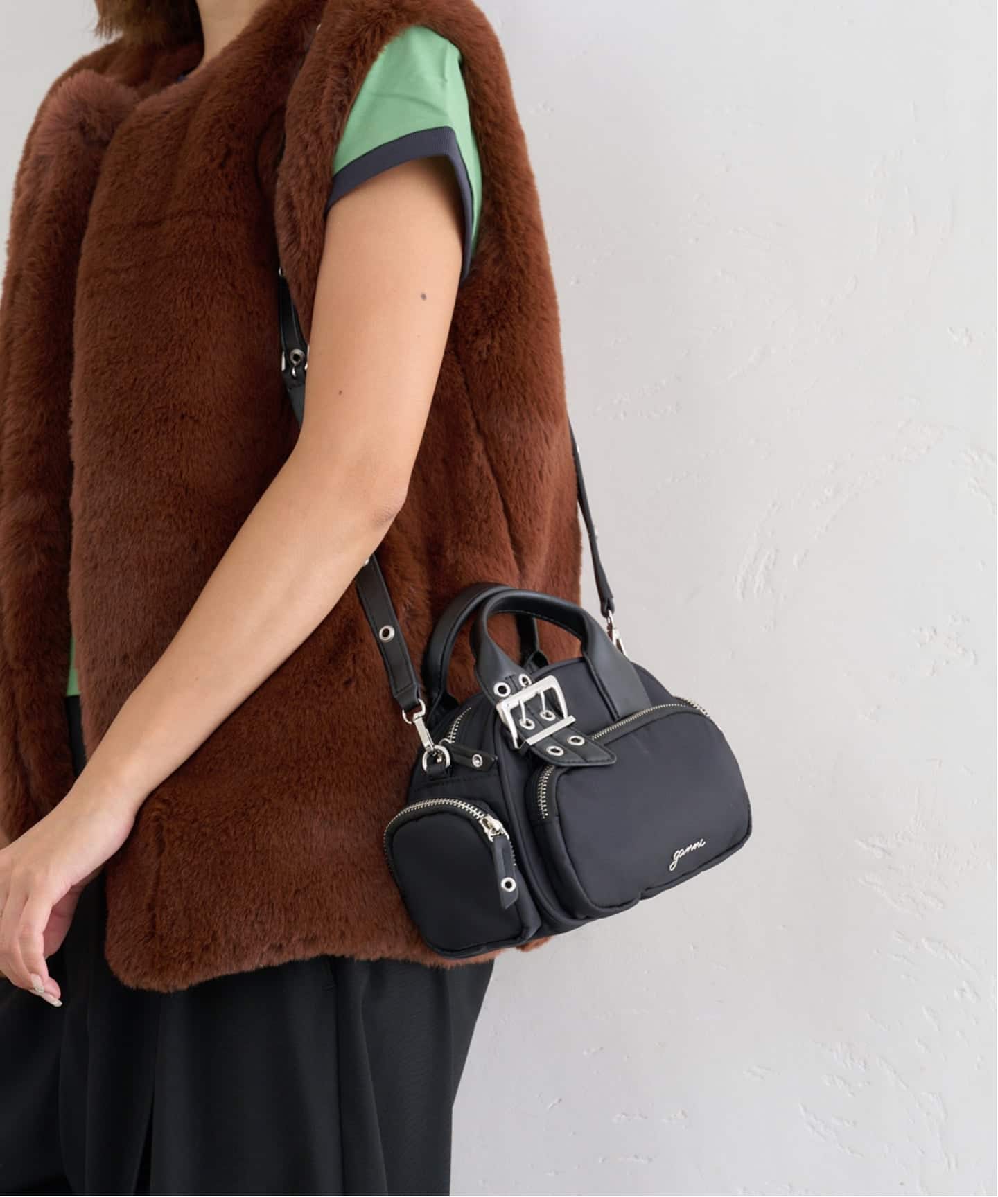 GANNI/ガニー Bucky Polochon Small（ショルダーバッグ）｜U by