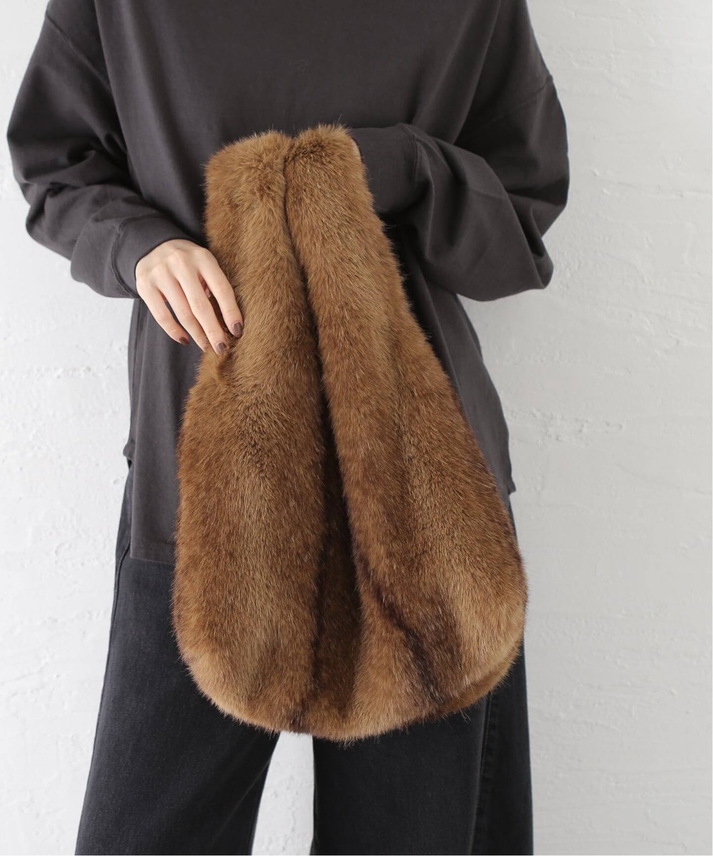 フェイクファーバッグ（ハンドバッグ）｜FRAMeWORK（フレームワーク