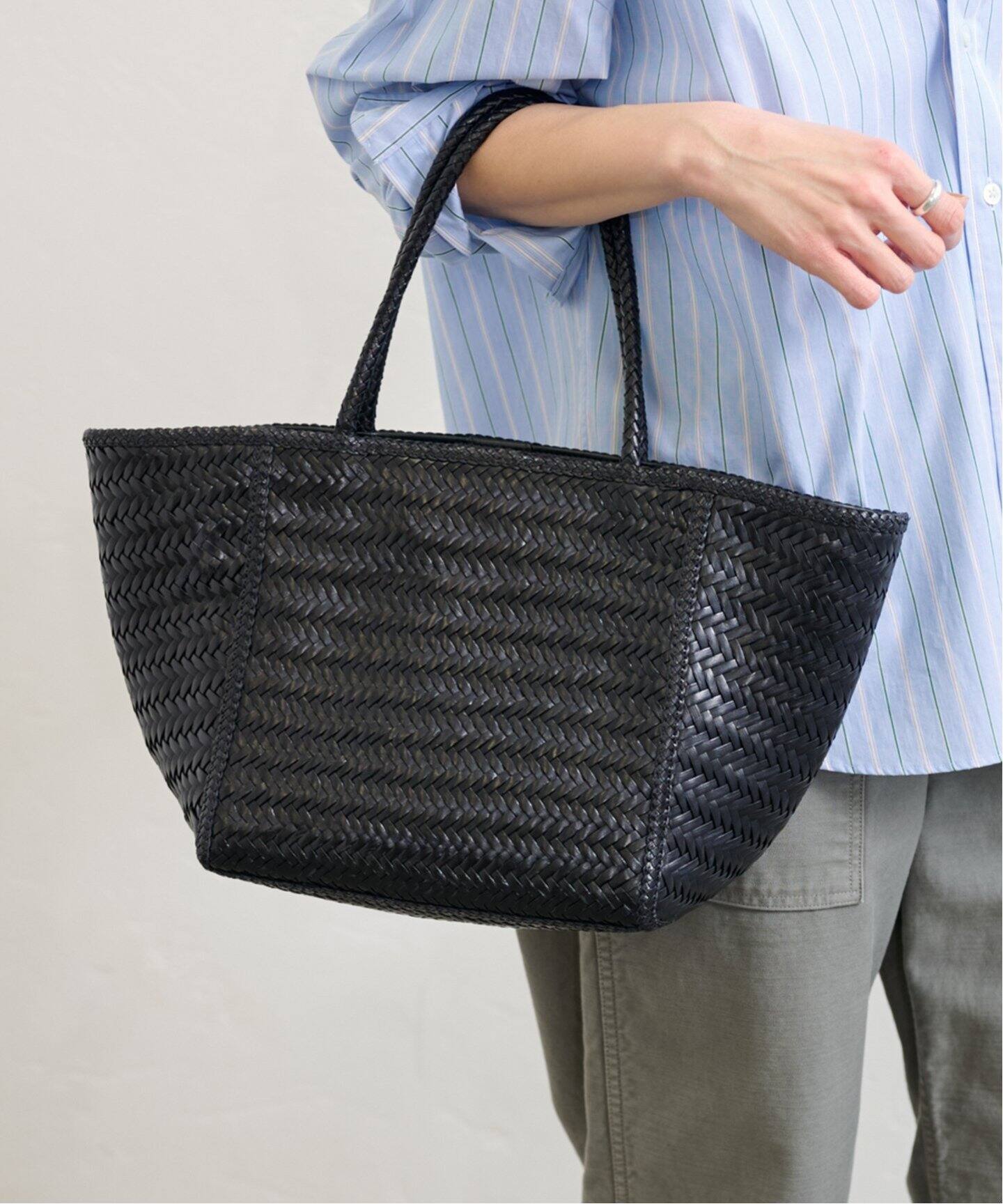 MAISON N.H PARIS JANVIER PETIT CUIR-トート（トートバッグ 