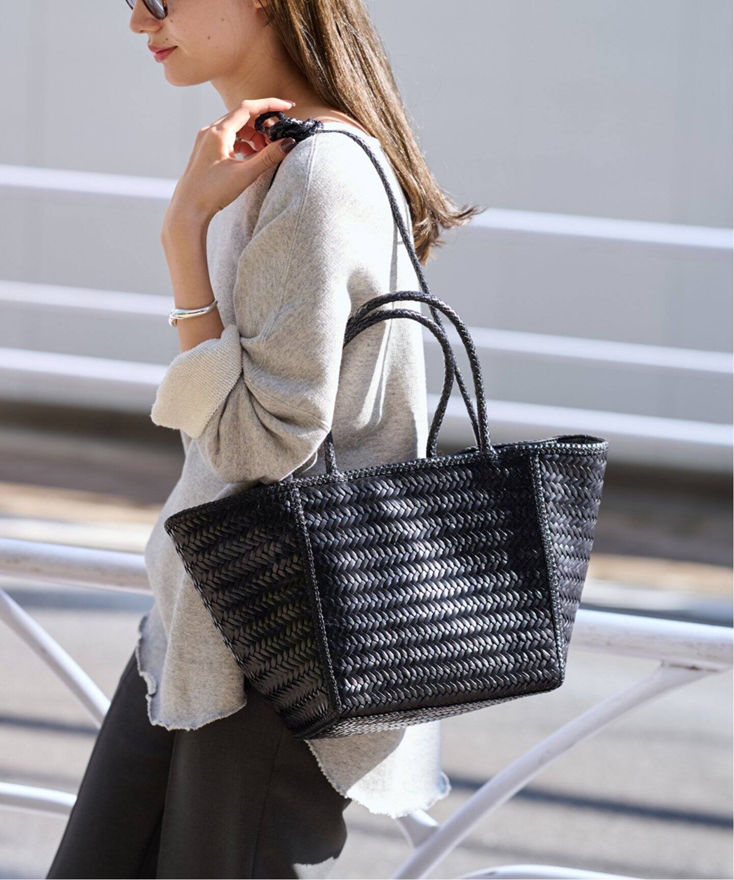 MAISON N.H PARIS JANVIER PETIT CUIR-トート（トートバッグ 