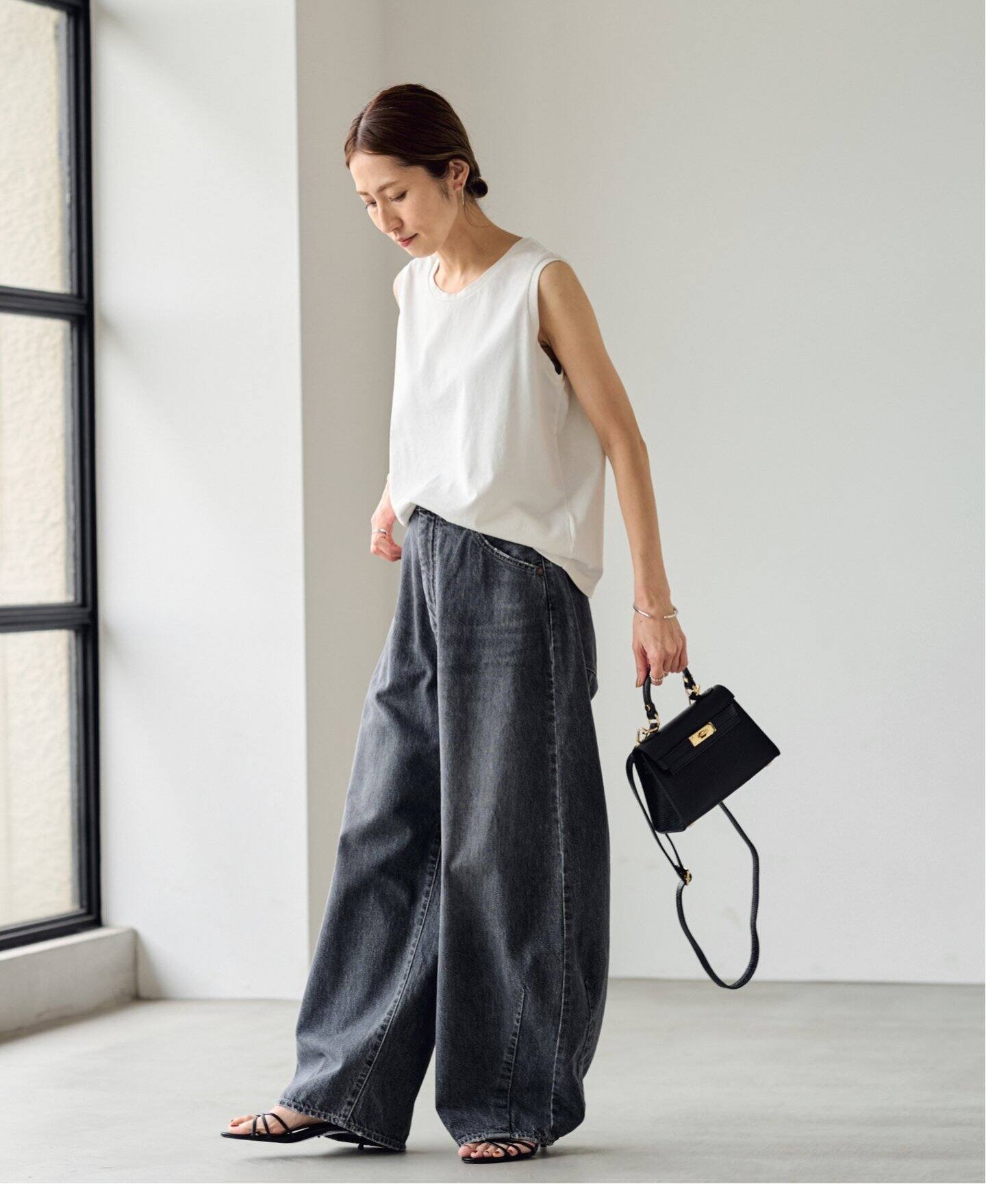 FRAMeWORK AULENTTI ショルダーバッグ ベージュ AULENTTI/オウレンティ 金具付きSHOULDERバック（ショルダー
