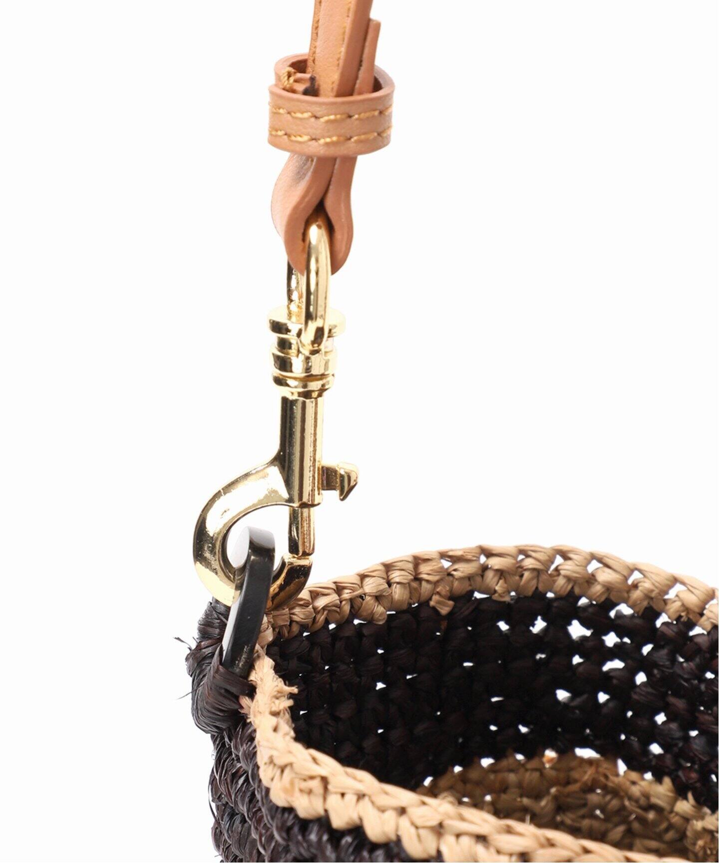 ≪予約≫a point/アポワン ビット付きSHOULDERSTRAP BASKET バッグ 