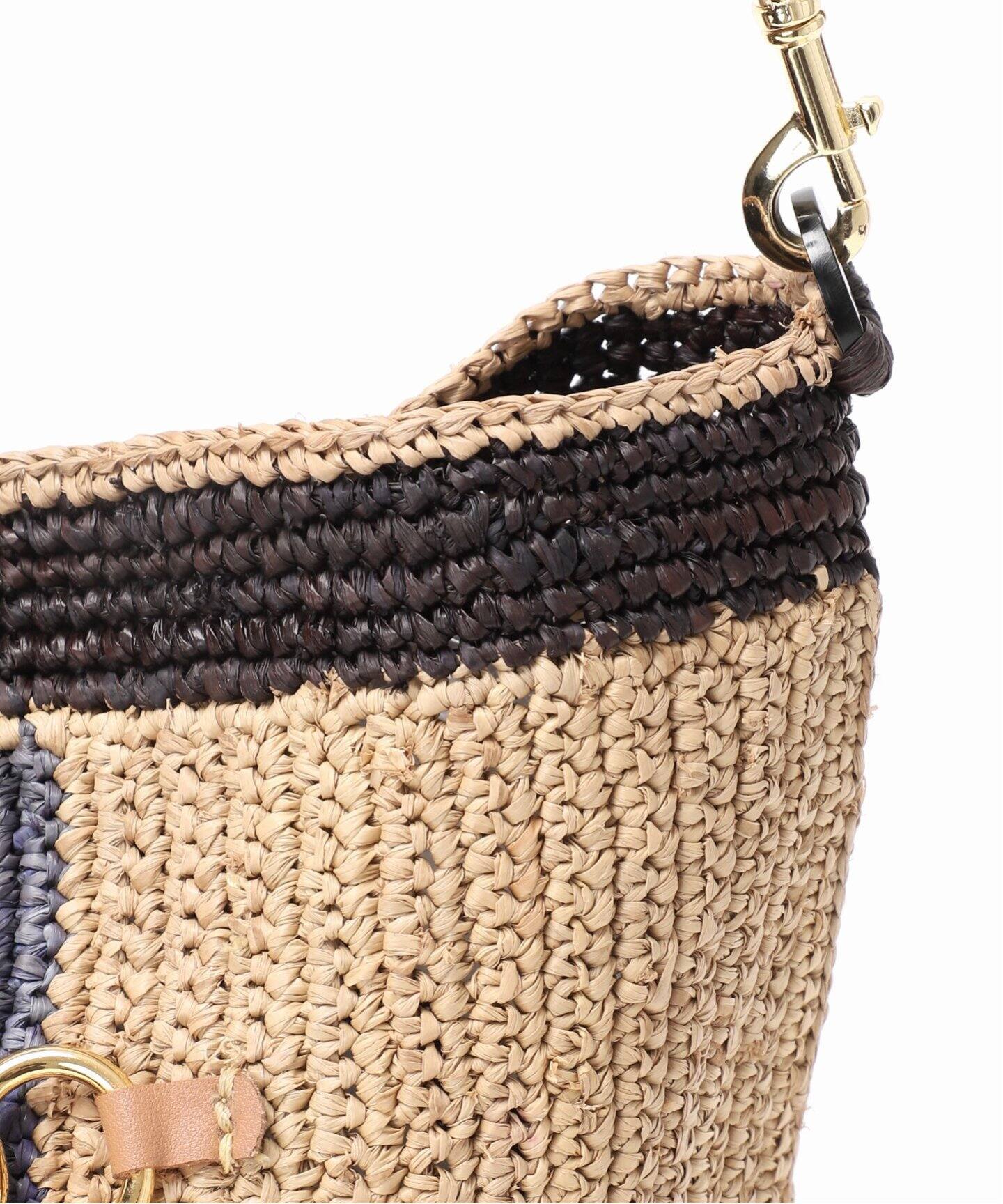 ≪予約≫a point/アポワン ビット付きSHOULDERSTRAP BASKET バッグ 