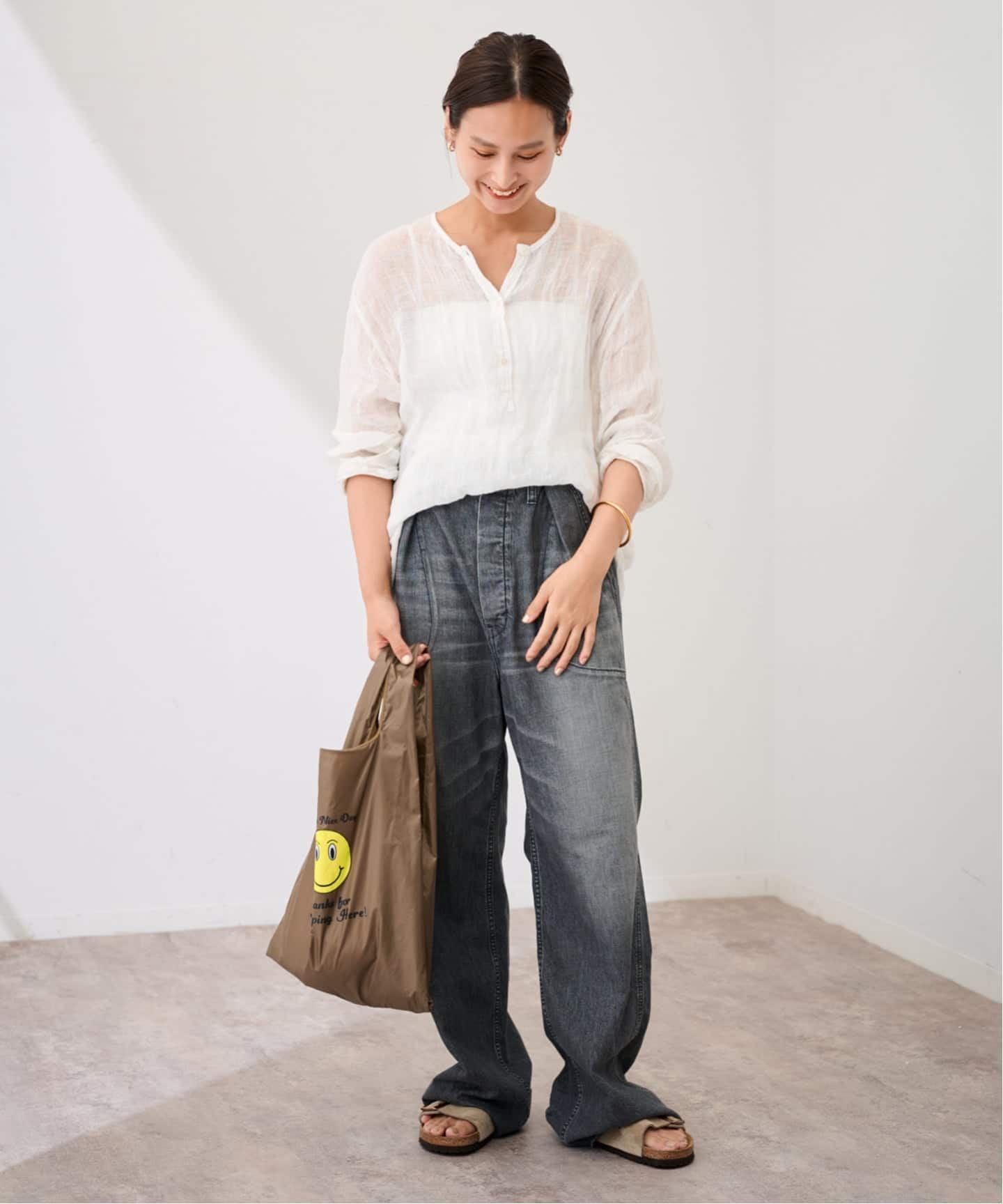 JULY NINE/ジュライ ナイン SHOPPING BAG PRINT（トートバッグ