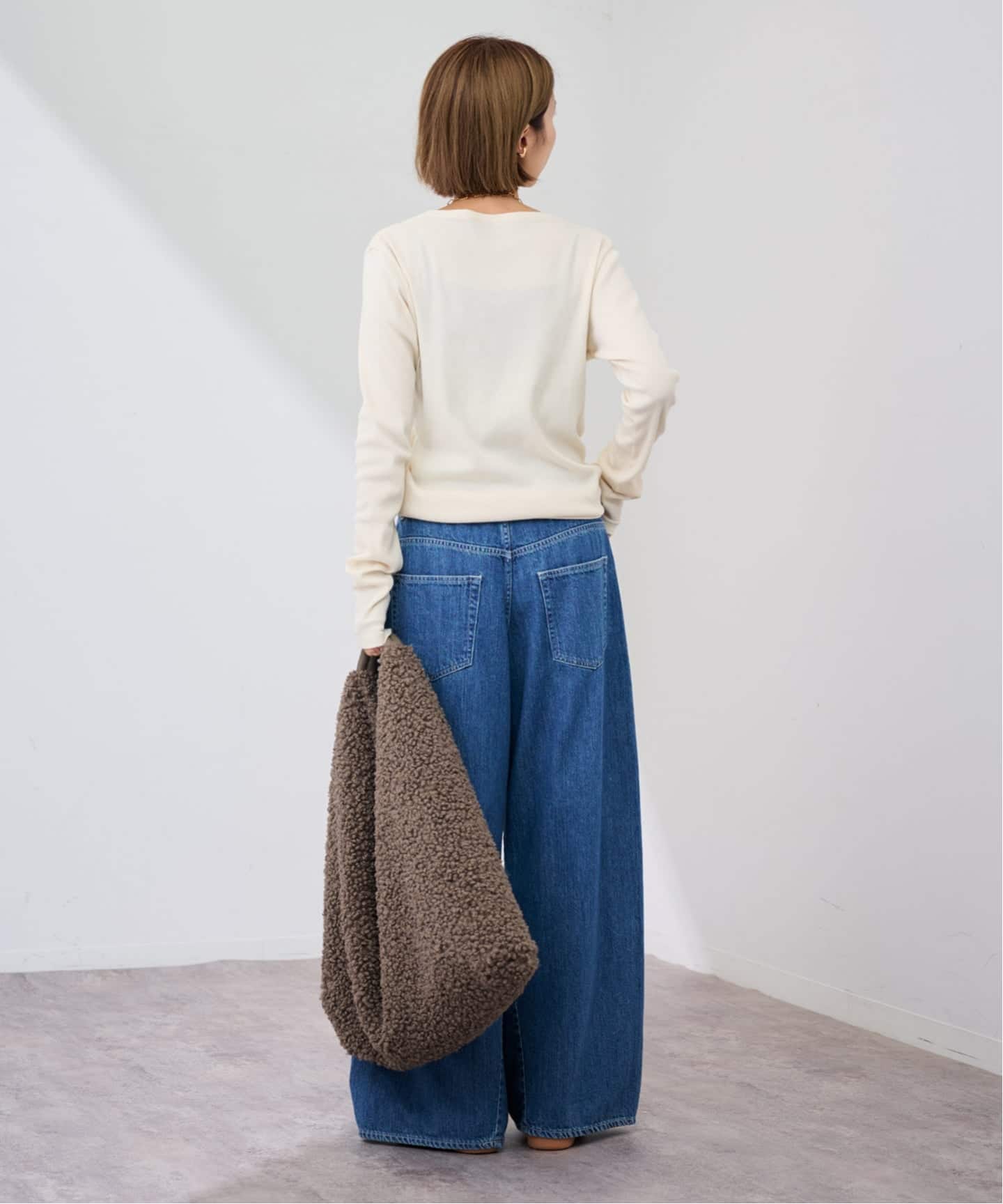 ANDREA CARDONE/アンドレアカルドネ TEDDY BAG（ハンドバッグ