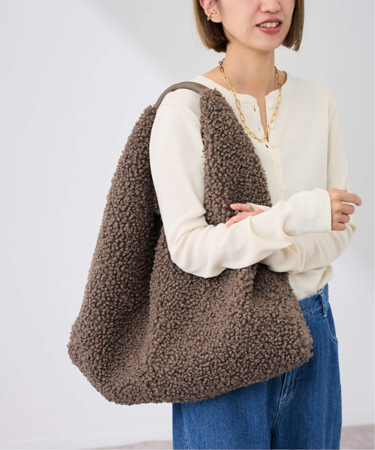 【ANDREA CARDONE/アンドレアカルドネ】 フレームワーク ANDREA CARDONE/アンドレアカルドネ TEDDY BAG（ハンドバッグ