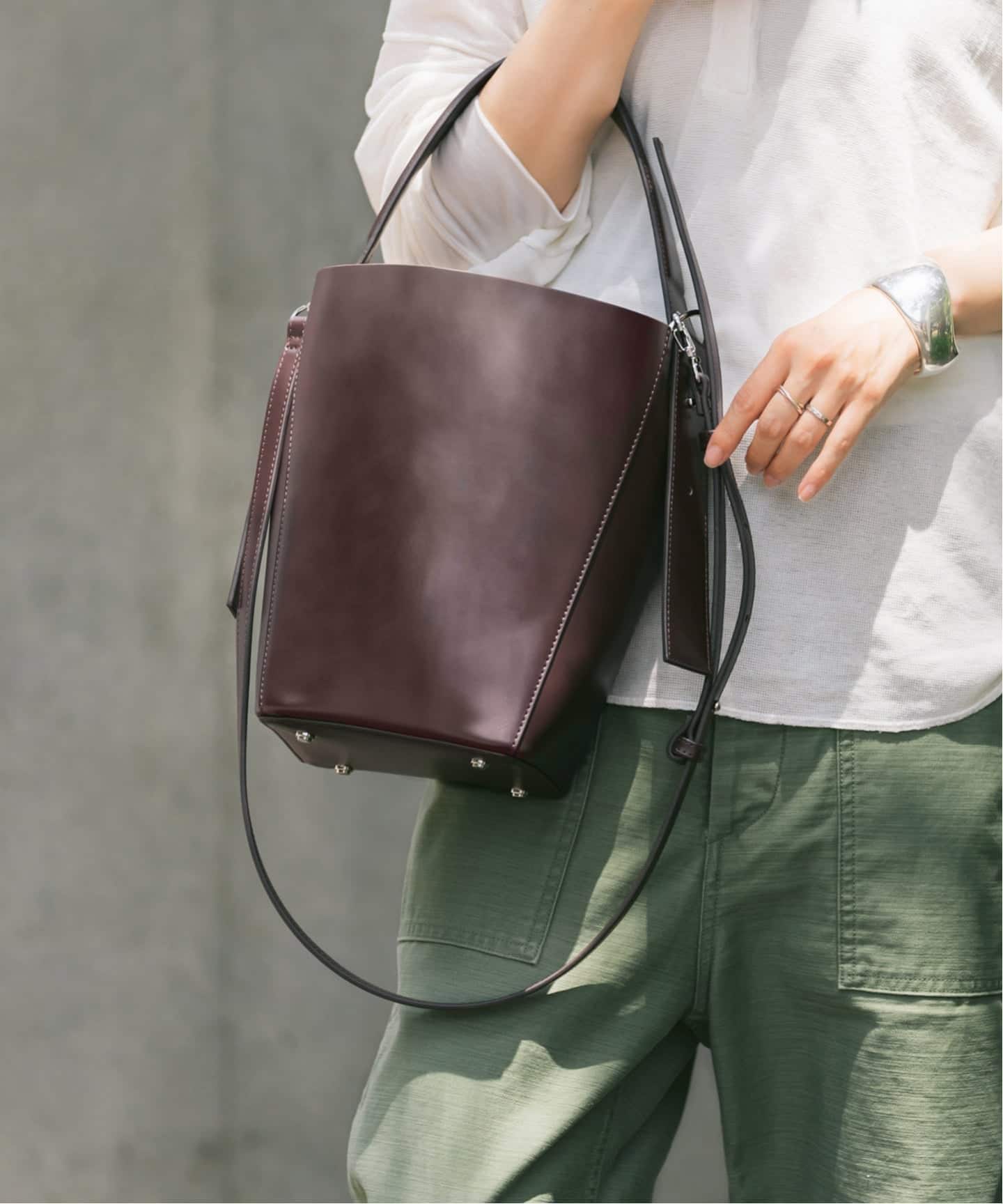 &MyuQ/アンドミューク バケツガタBAG