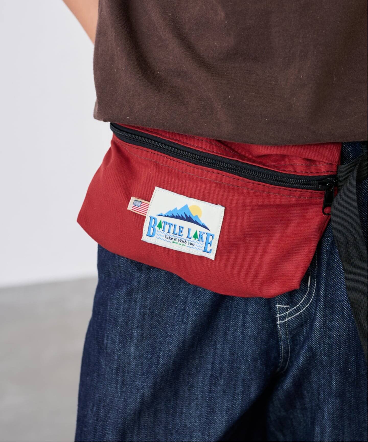 BATTLE LAKE / バトルレイク canvas rainbow funny（ショルダーバッグ