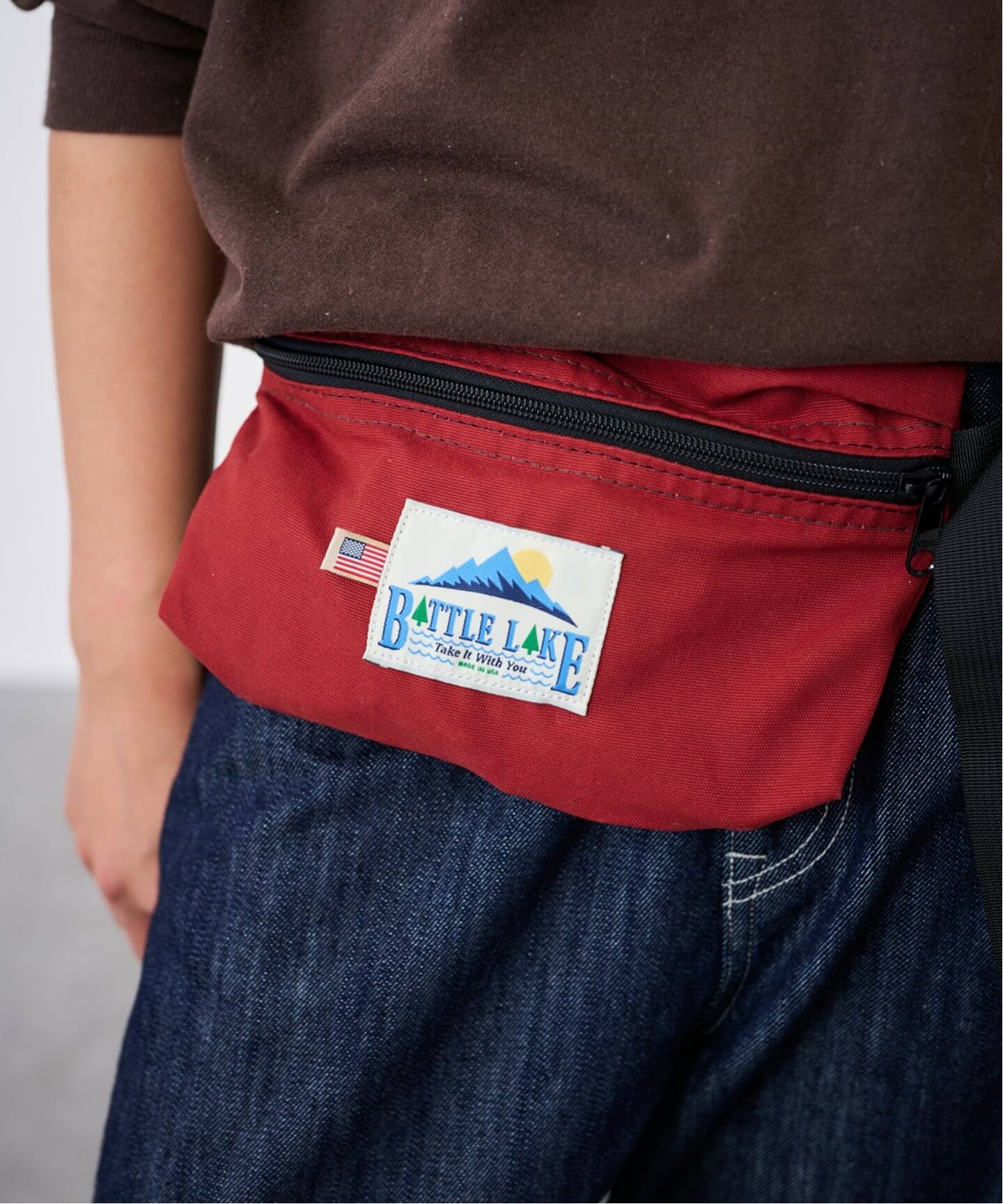 BATTLE LAKE / バトルレイク canvas rainbow funny（ショルダーバッグ