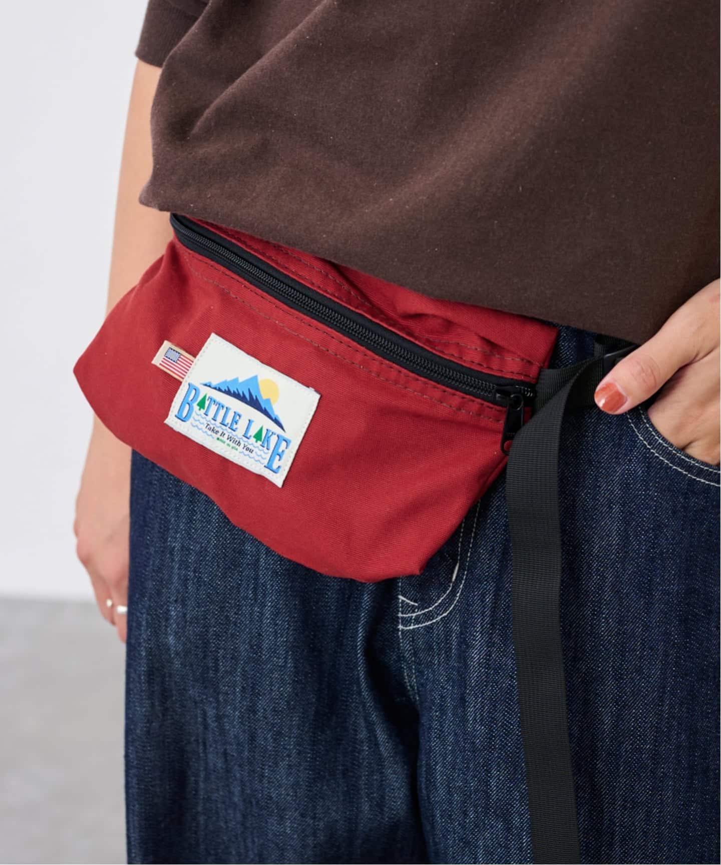 BATTLE LAKE / バトルレイク canvas rainbow funny（ショルダーバッグ