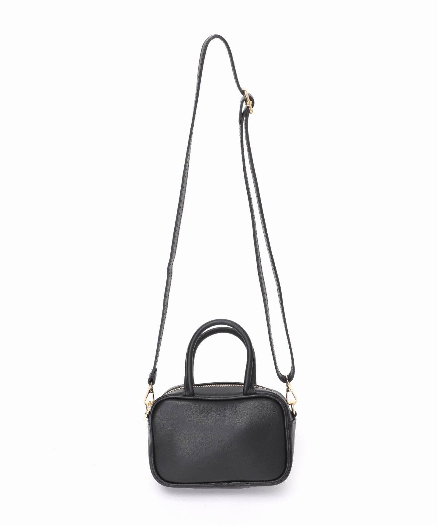 AULENTTI/オウレンティ MINI BOX スムースレザーshoulderバック